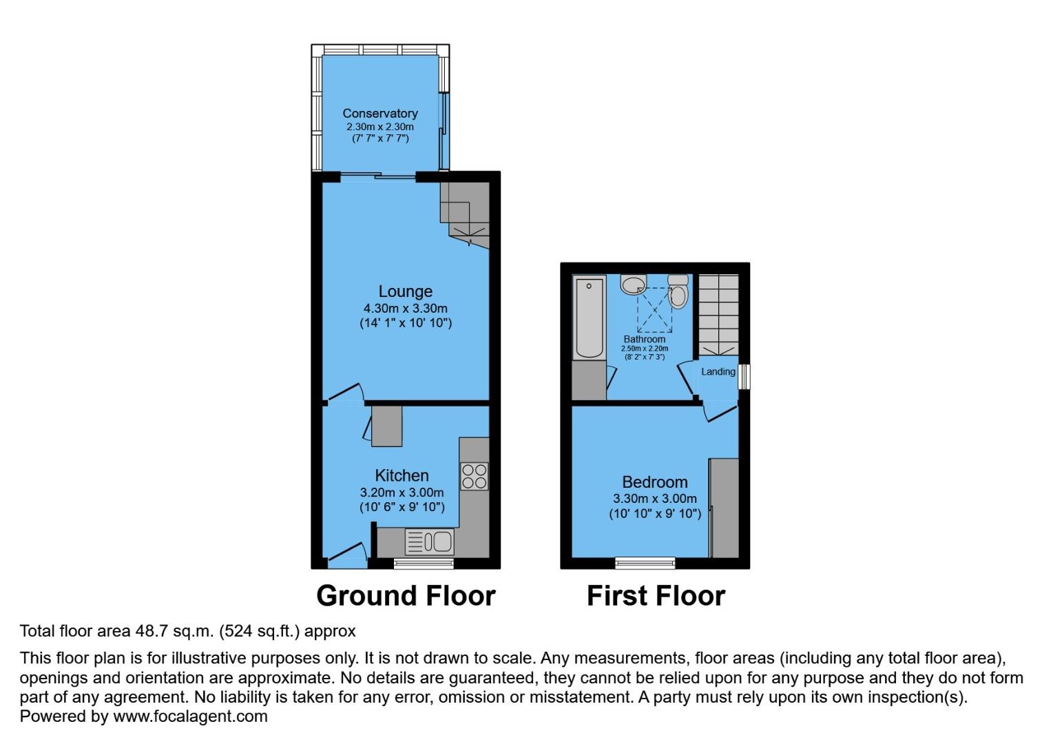 29, Blackthorn Close, Chesterfield floorplan