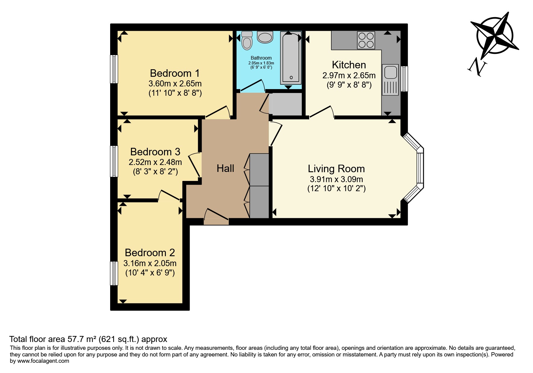 10, Bridgegate Court, Peebles floorplan