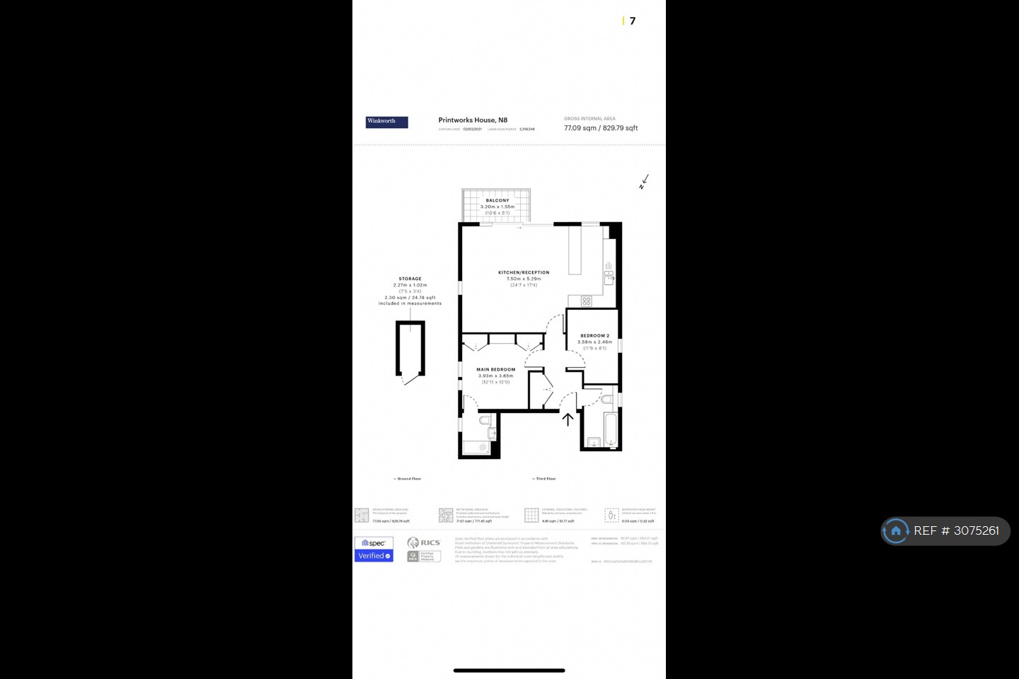 Printworks House, Tottenham Lane, London floorplan
