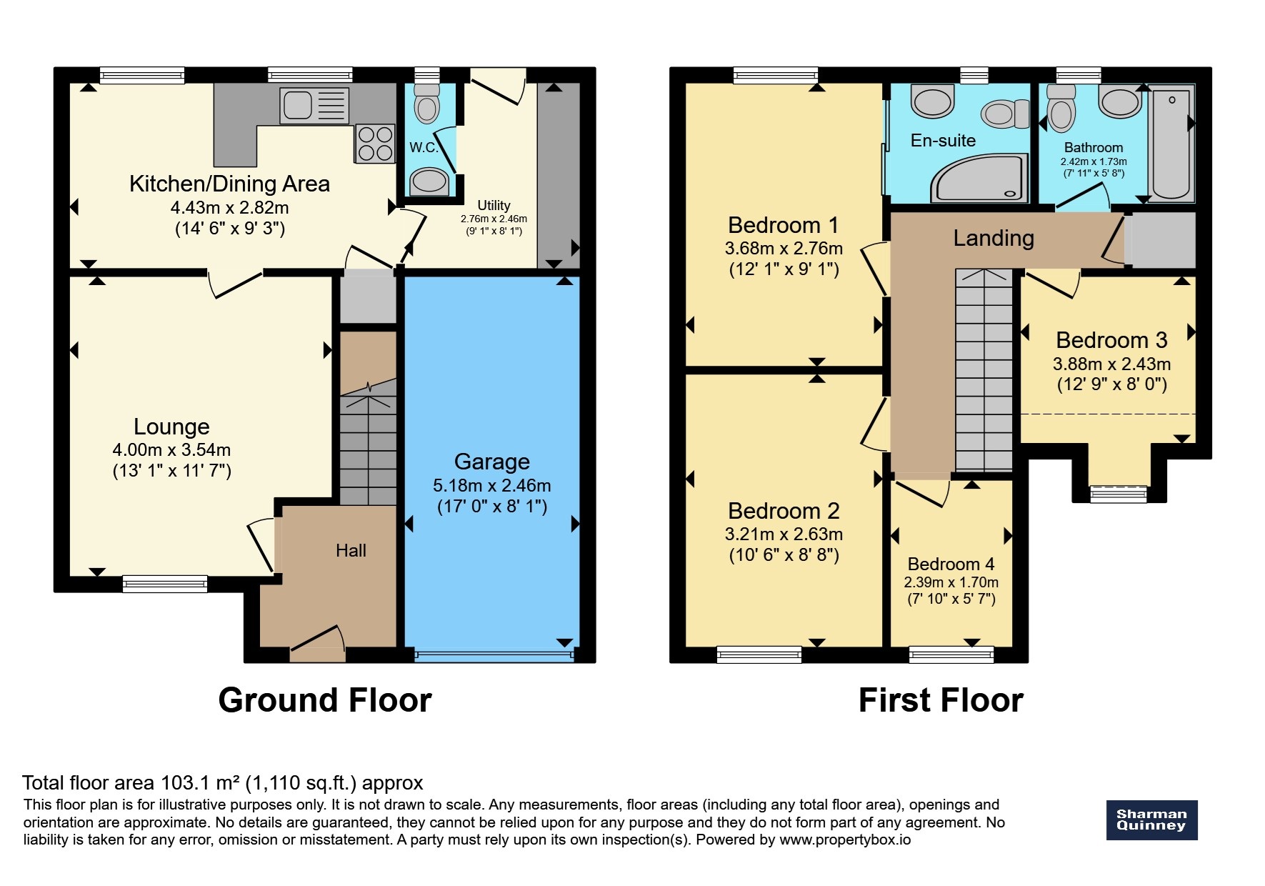 20, Chandler Gardens, Kettering floorplan