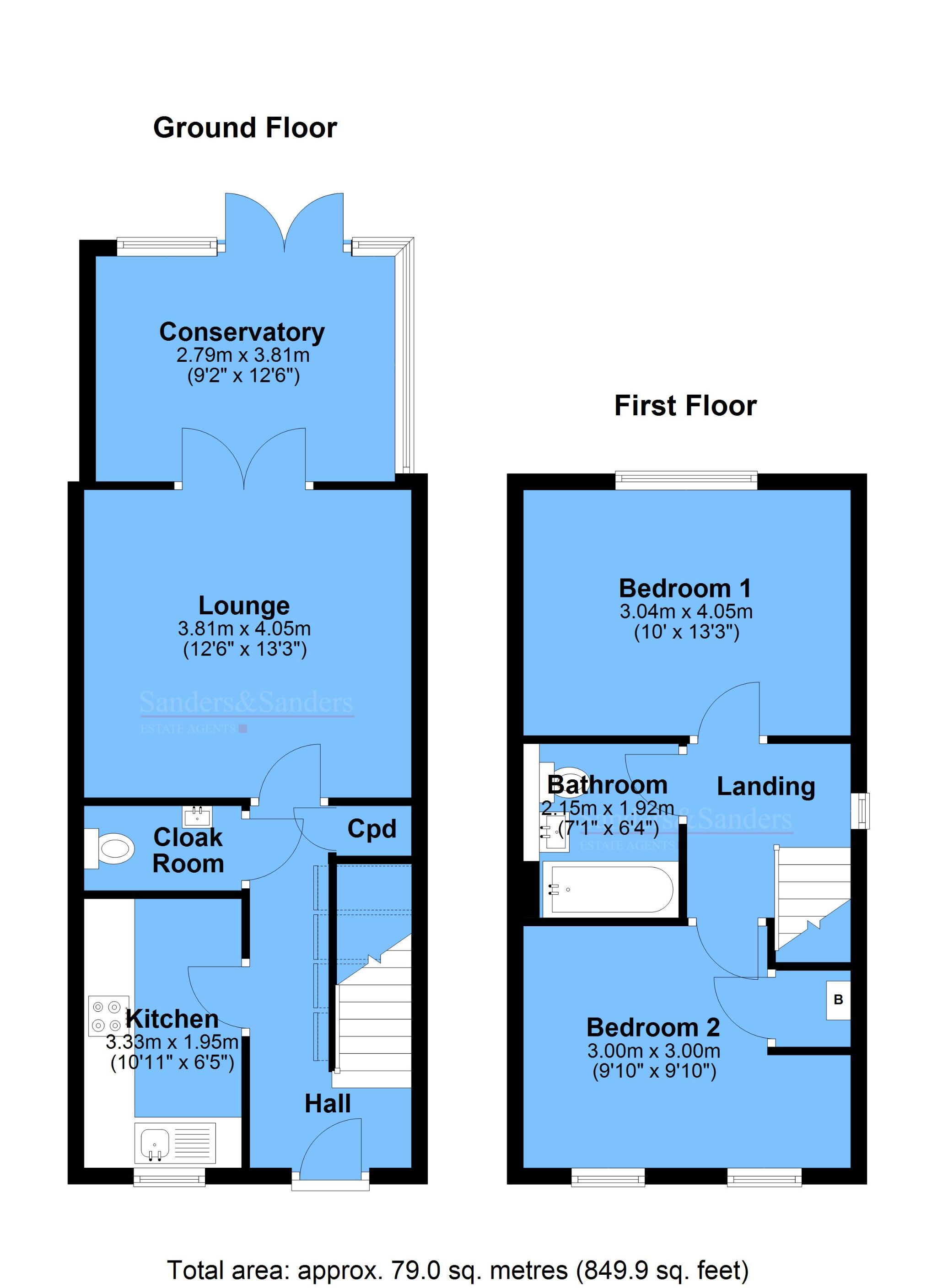 6 Bartletts Avenue, Stratford-upon-Avon floorplan