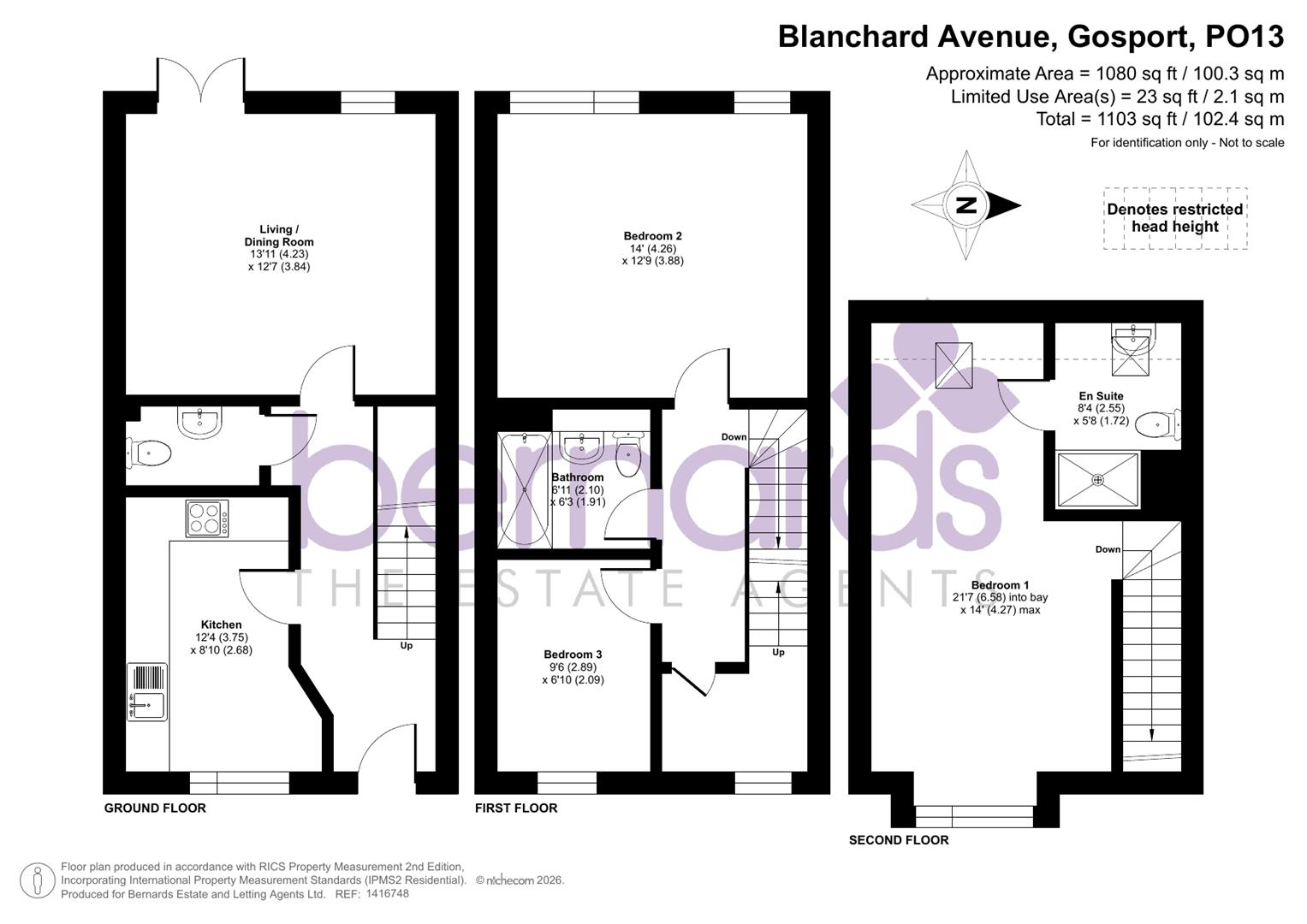 42, Blanchard Avenue, Gosport floorplan