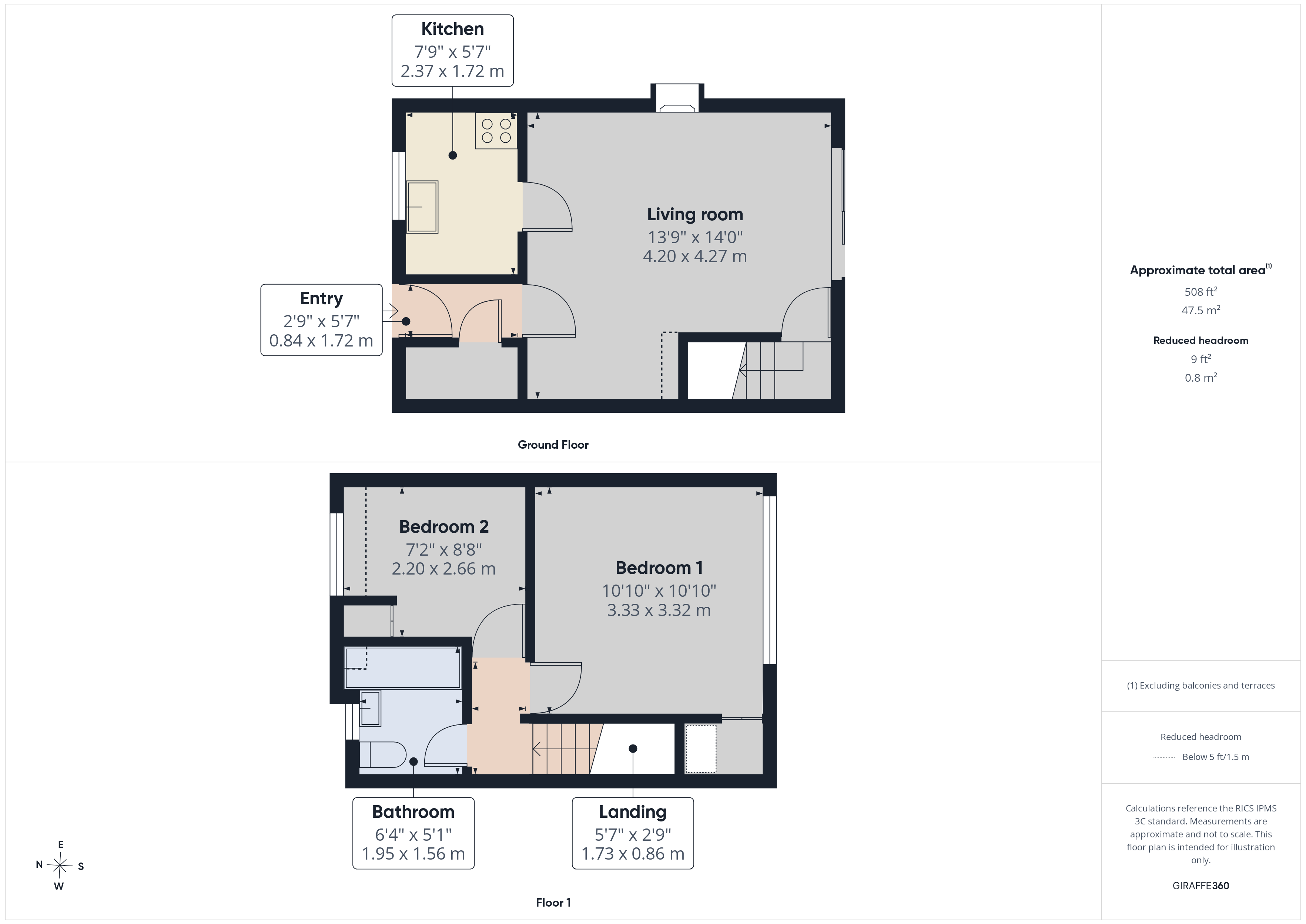 Honingham Close, Nottingham floorplan