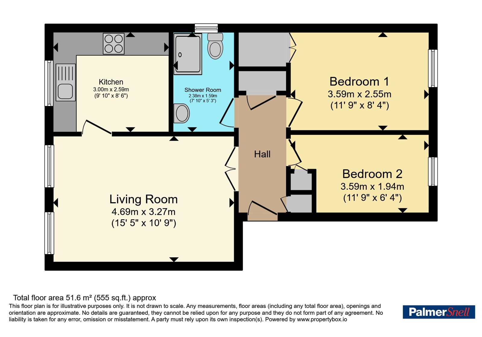 36, The Maltings, Dorset floorplan