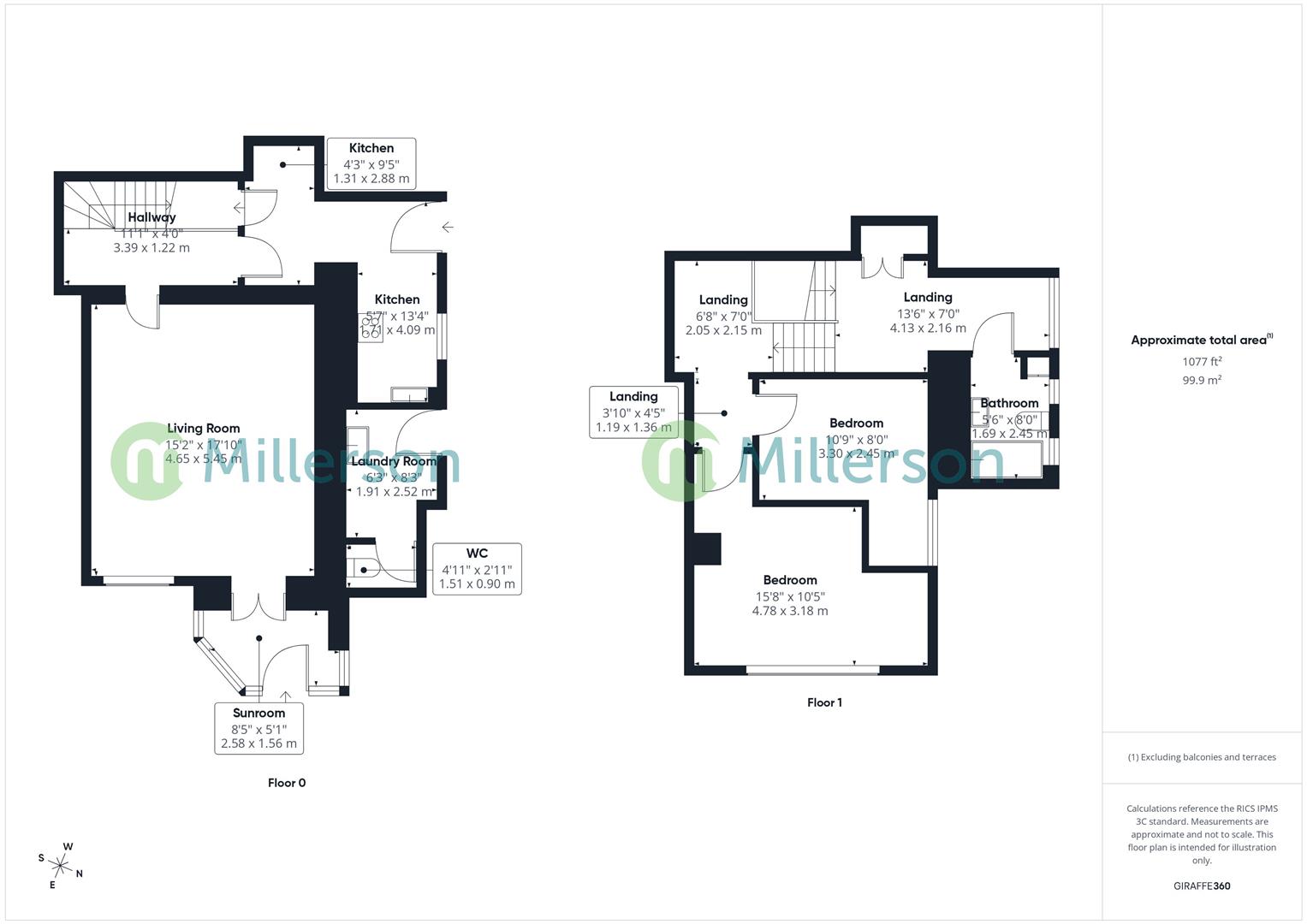 4 Hillside Court, Grist Lane, Hayle floorplan