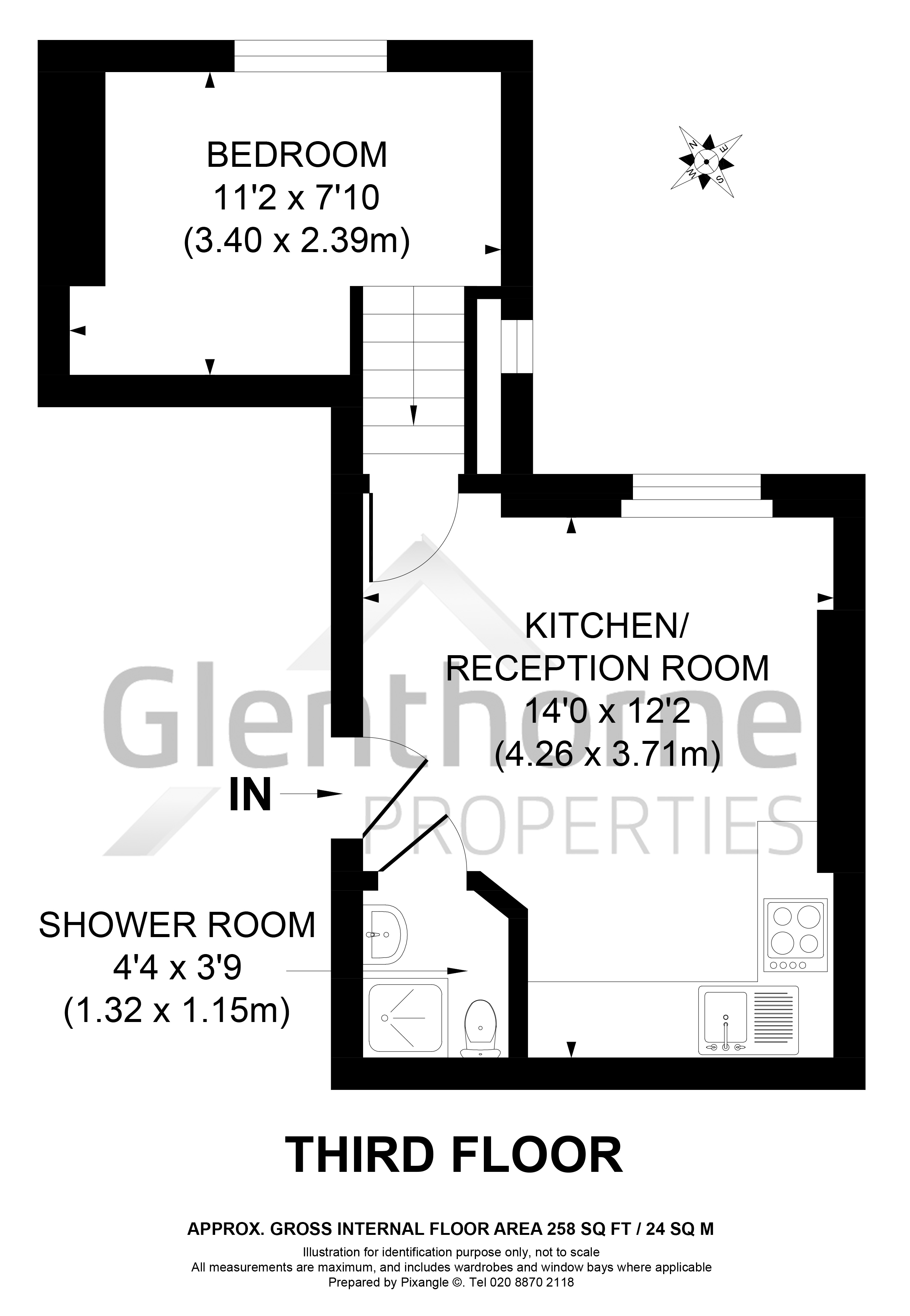 1 Bedrooms Flat to rent in Holland Road, London W14