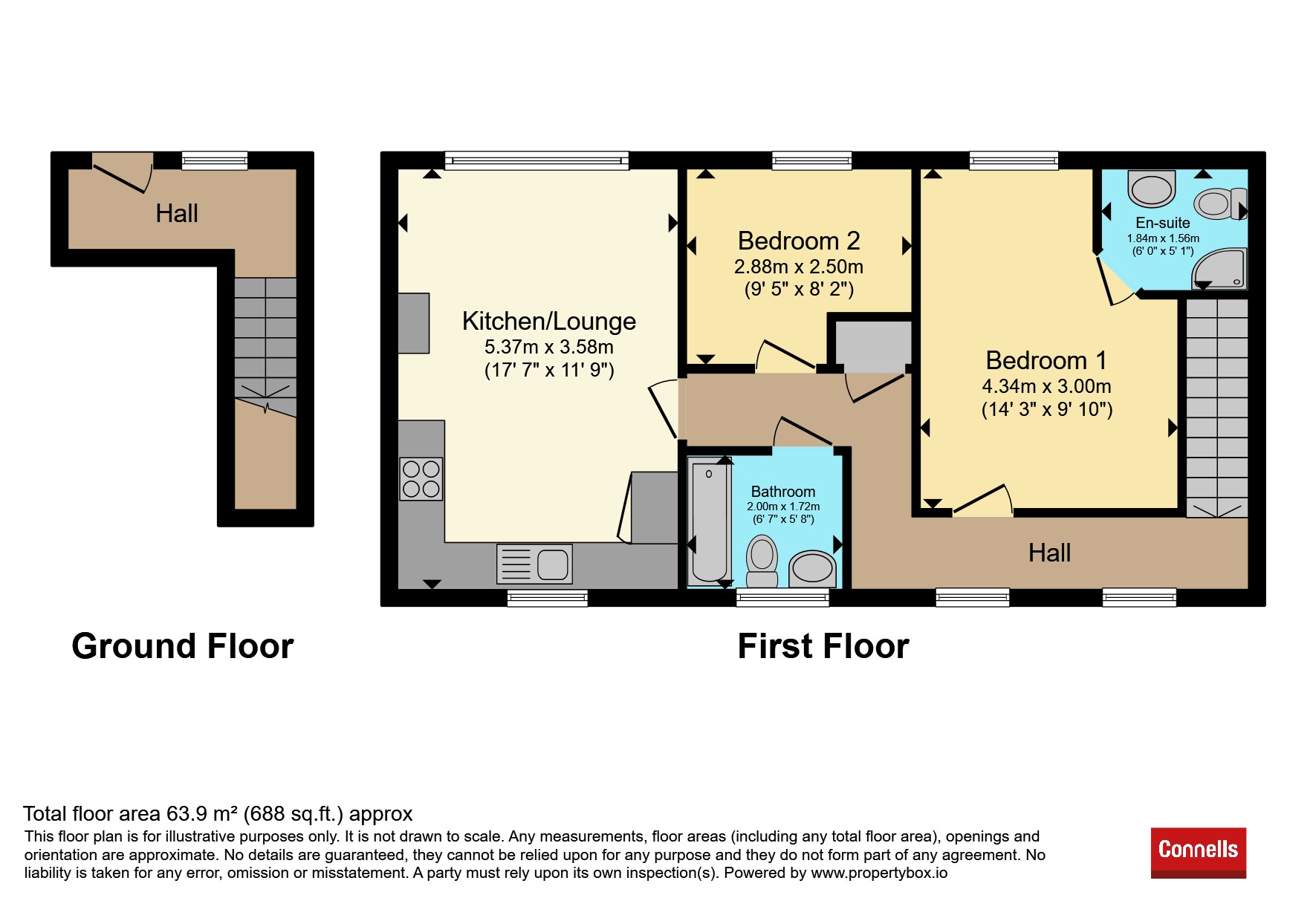 10, Derwent Court, Hobart Close, Chelmsford floorplan