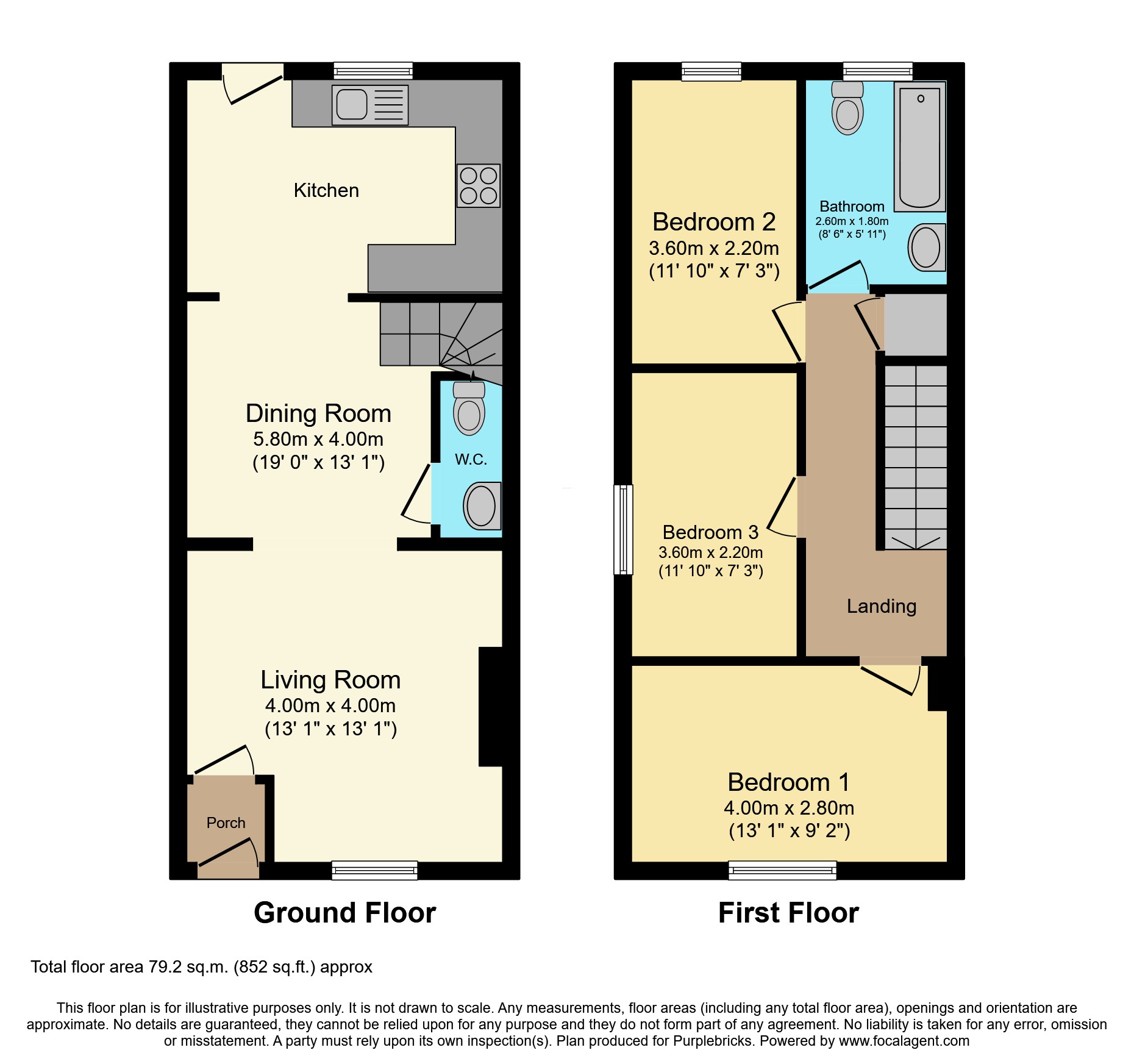 38, Smith Street, Manchester floorplan