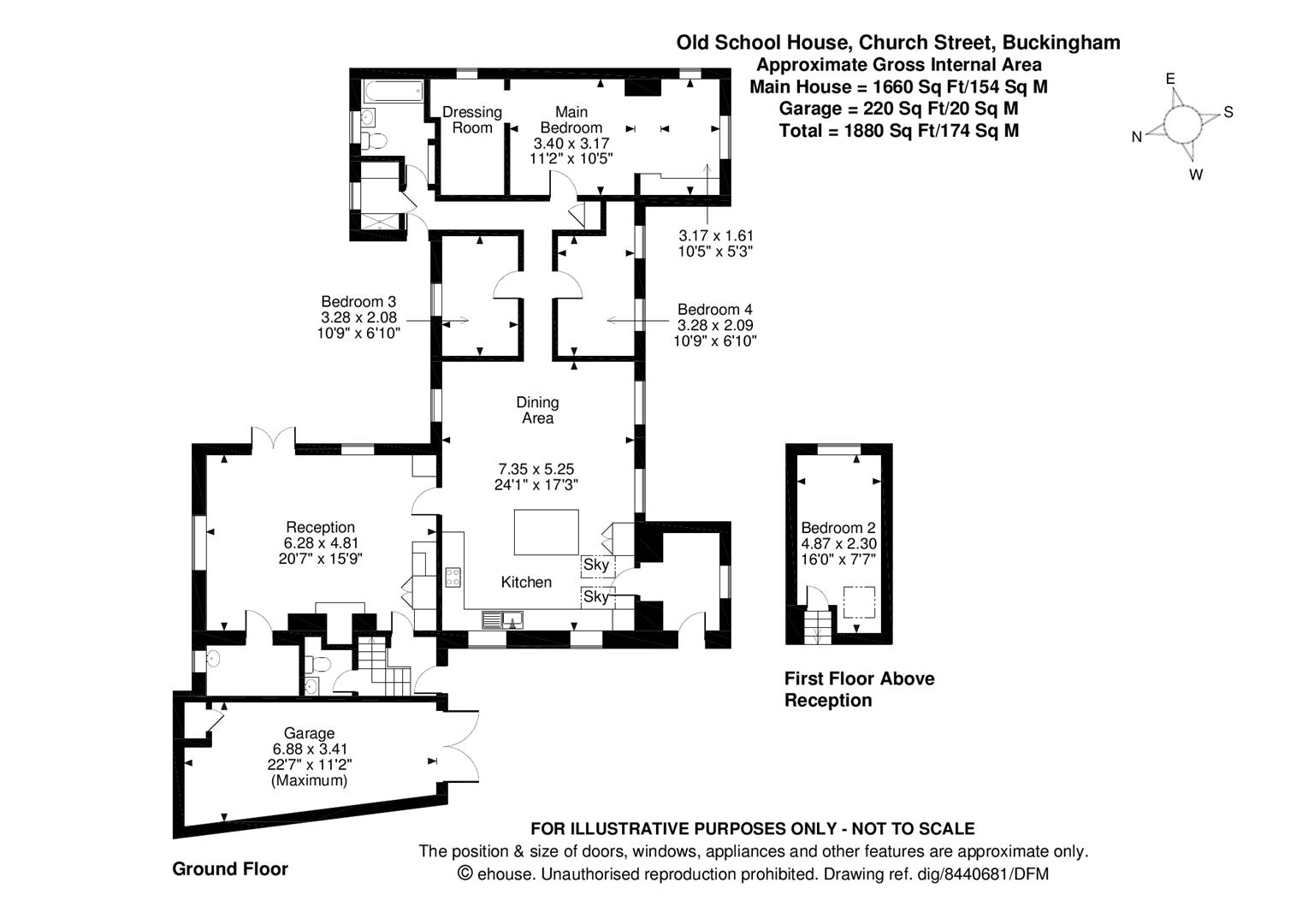 4 bed property for sale in Church Street, Gawcott, Buckingham