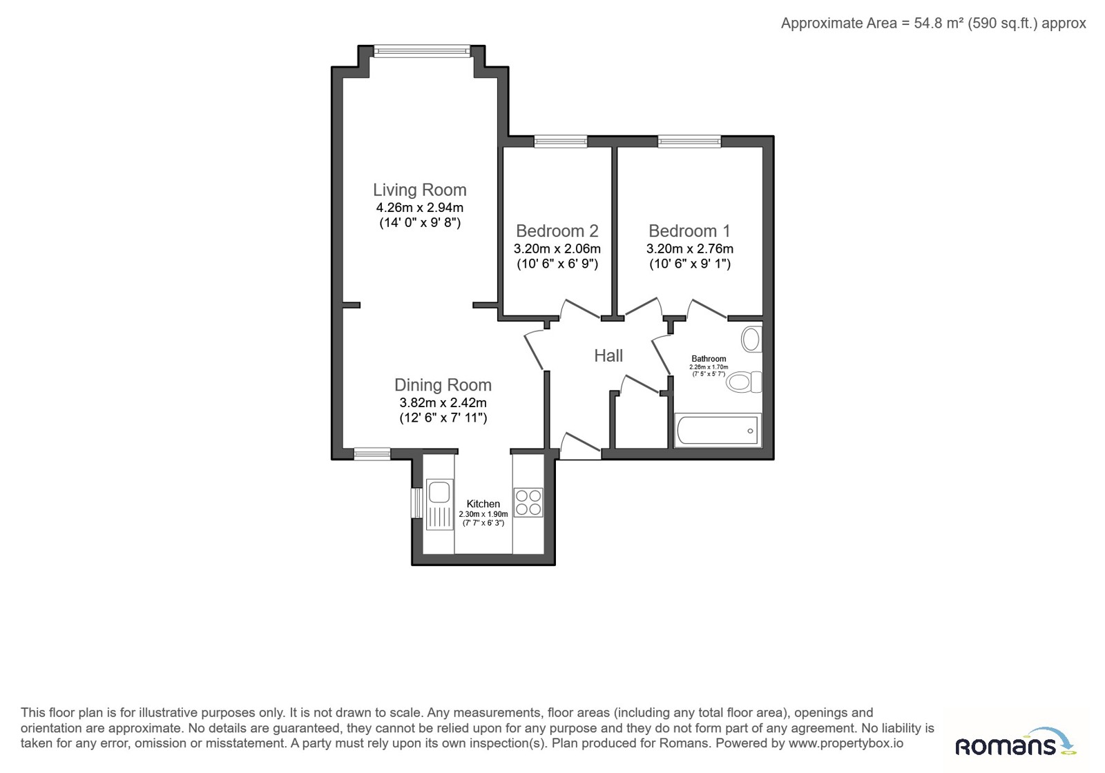 Gilda Parade, Somerset floorplan