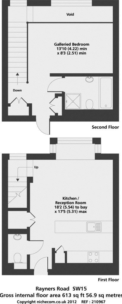 1 Bedrooms Flat to rent in Rayners Road, London SW15