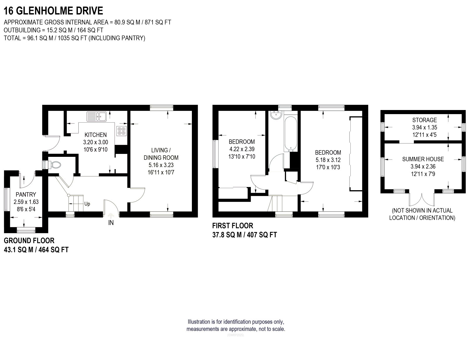 16, Glenholme Drive, Sheffield floorplan