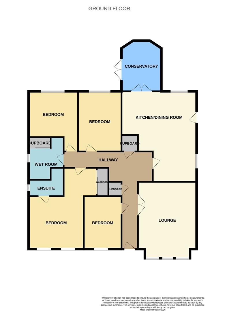 11, Hutton Browne Grove, Leven floorplan