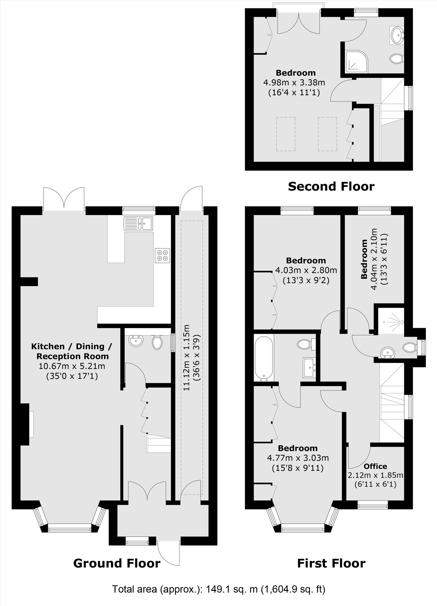 23, Beech Way, Twickenham floorplan