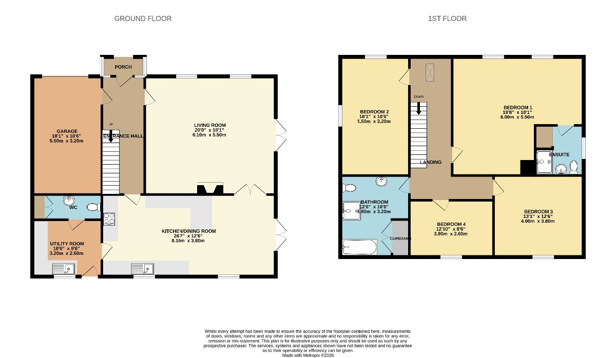 Headland, South Zeal floorplan
