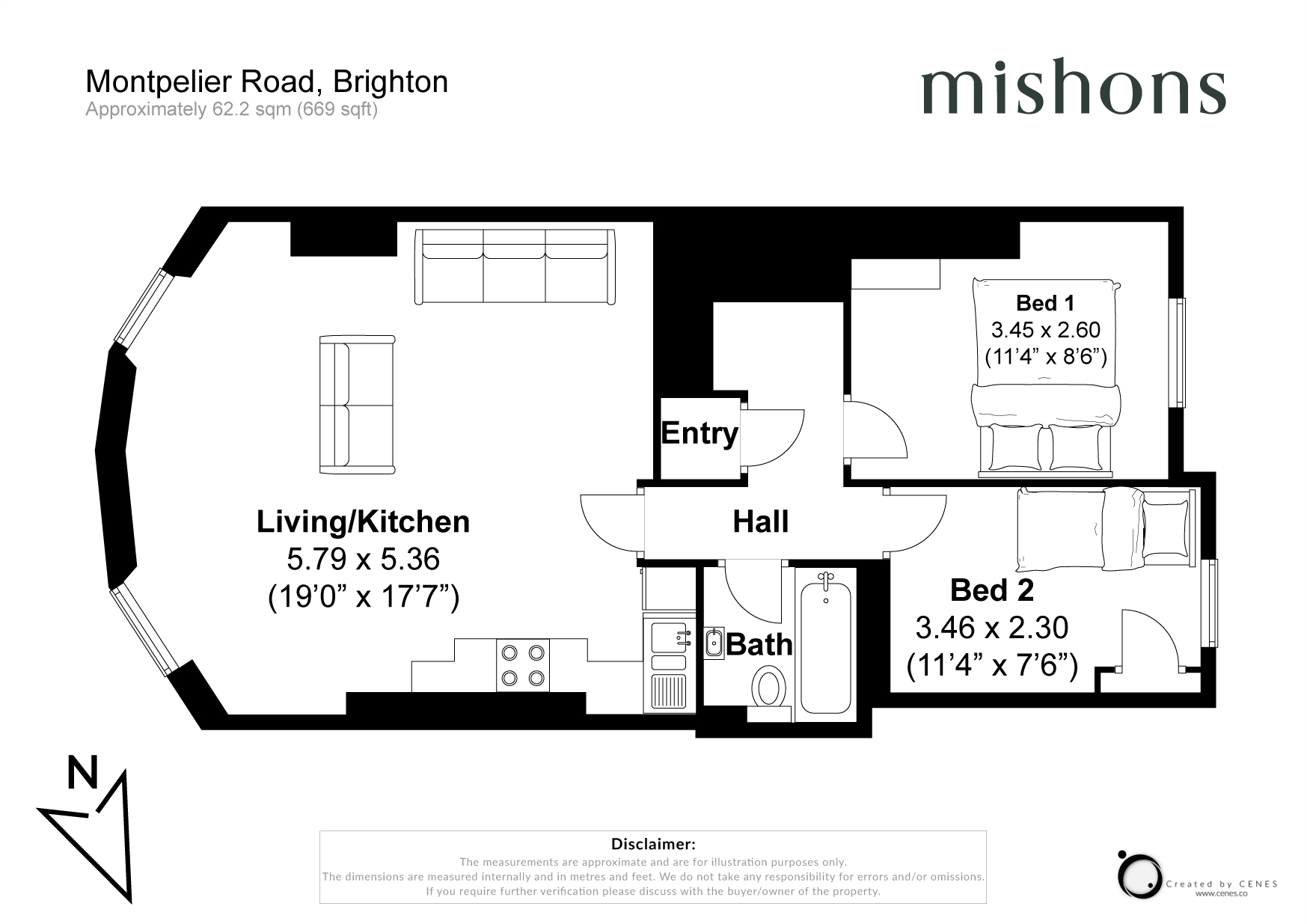 Montpelier Road, East Sussex floorplan