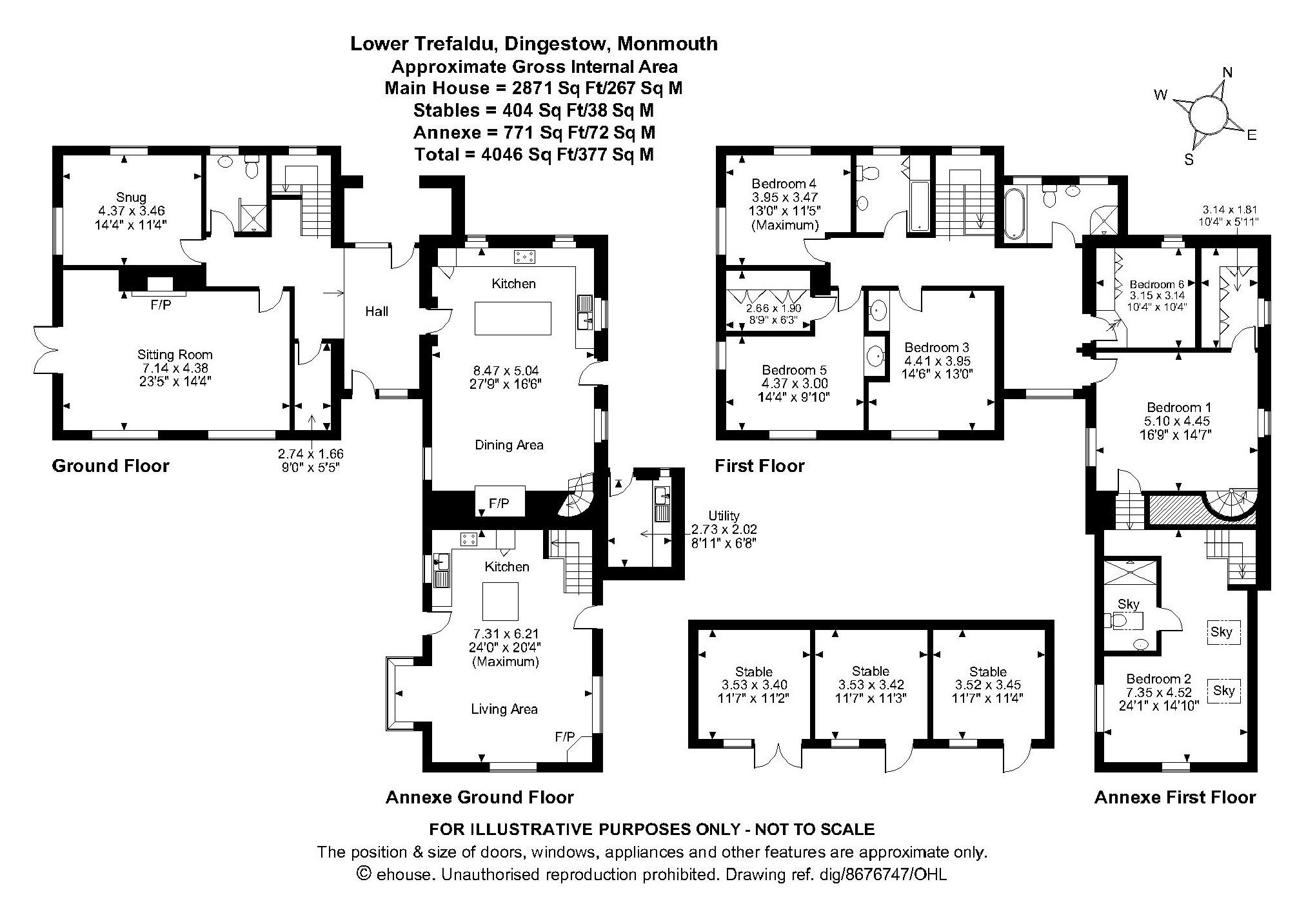 Lower Trefaldu, Dingestow, Monmouth floorplan