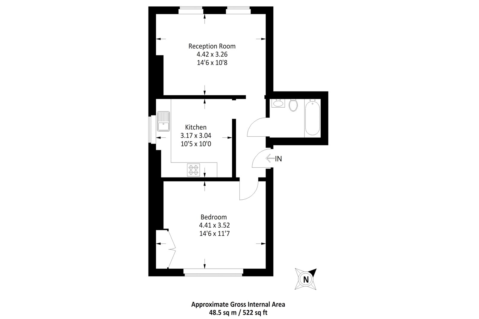 Breakspears Road, Brockley SE4, 1 bedroom flat for sale 64157184