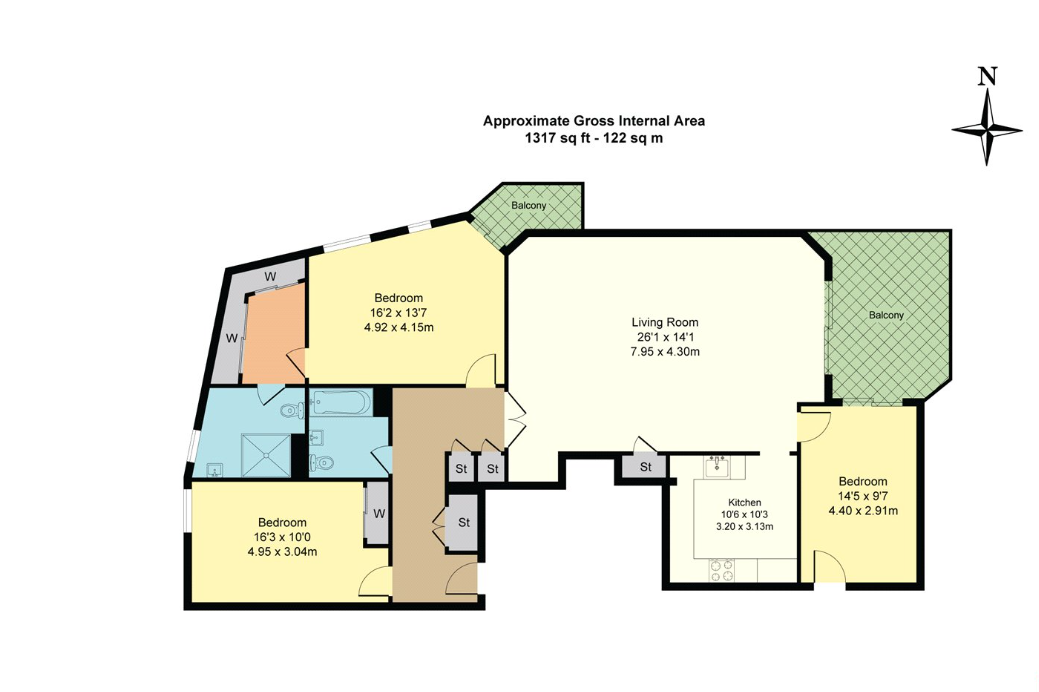 57 Basin Approach , Basin Approach, London floorplan
