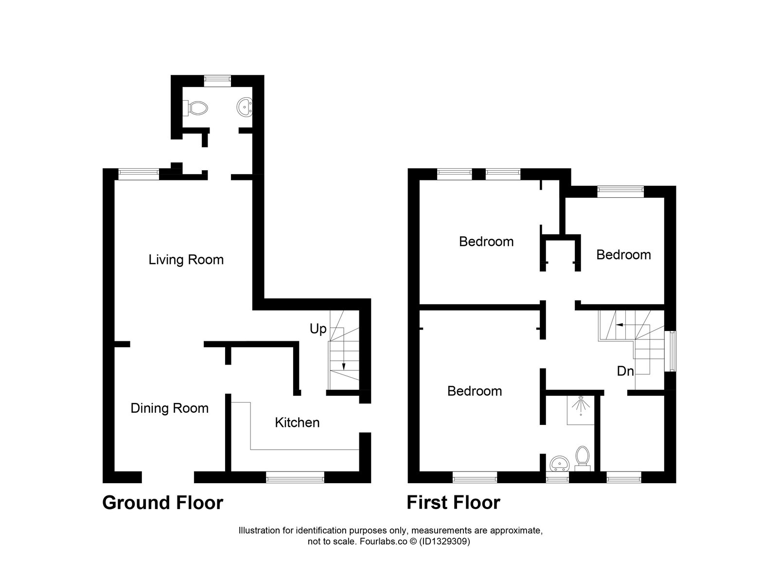 18, Bramble Close, Inverness floorplan