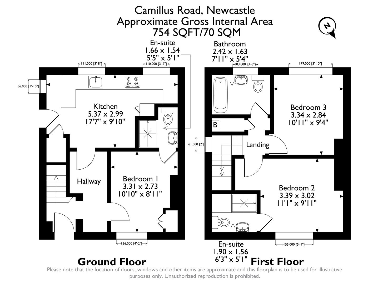 Camillus Road, Newcastle floorplan
