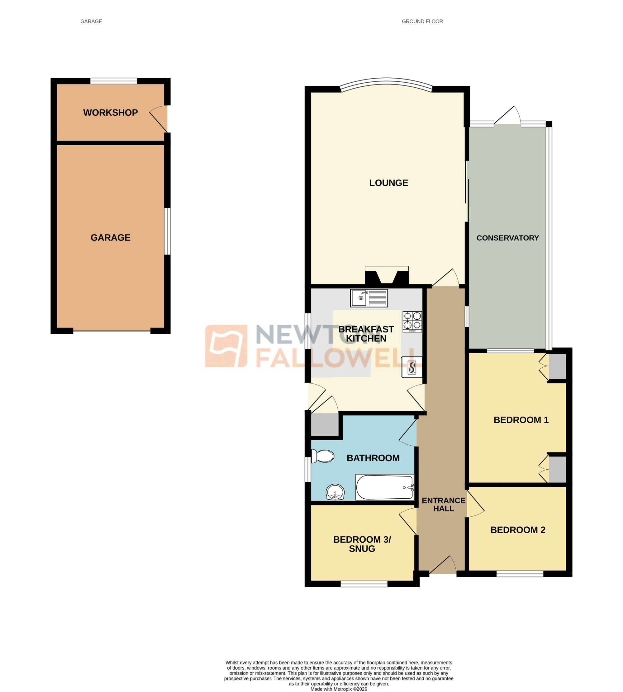 4 Village Way, Newark floorplan