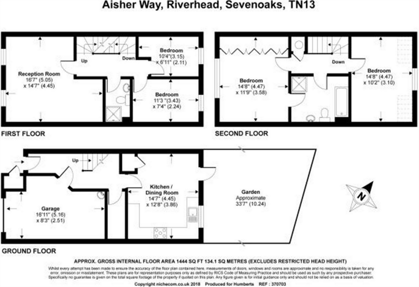 4 Bedrooms Town house for sale in 71 Aisher Way, Riverhead, Sevenoaks, Kent TN13