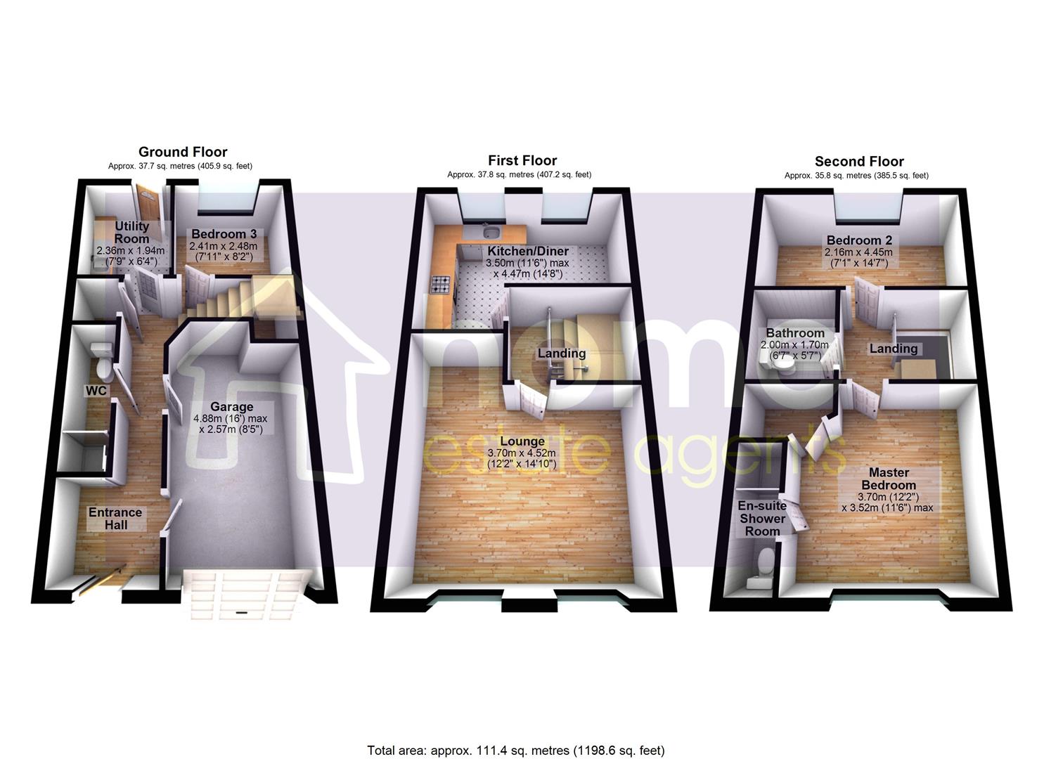 55, Crowswood Drive, Stalybridge floorplan