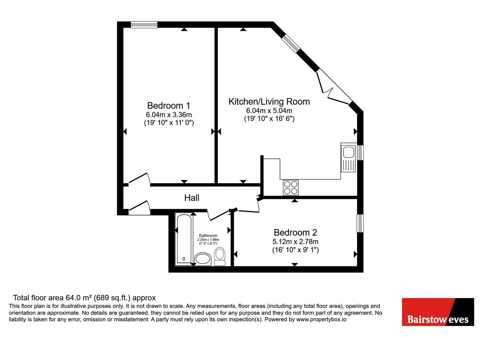 Flat 24, Bolton Place, 17, Chimney Avenue, Kent floorplan