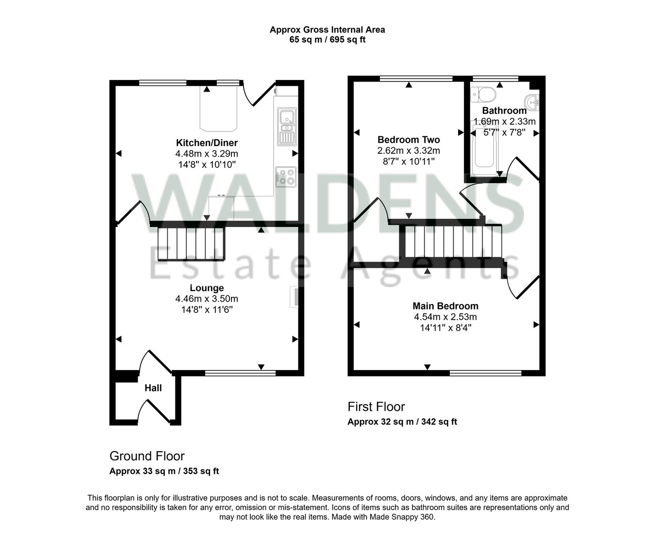 77, Eastdale Close, Bedford floorplan