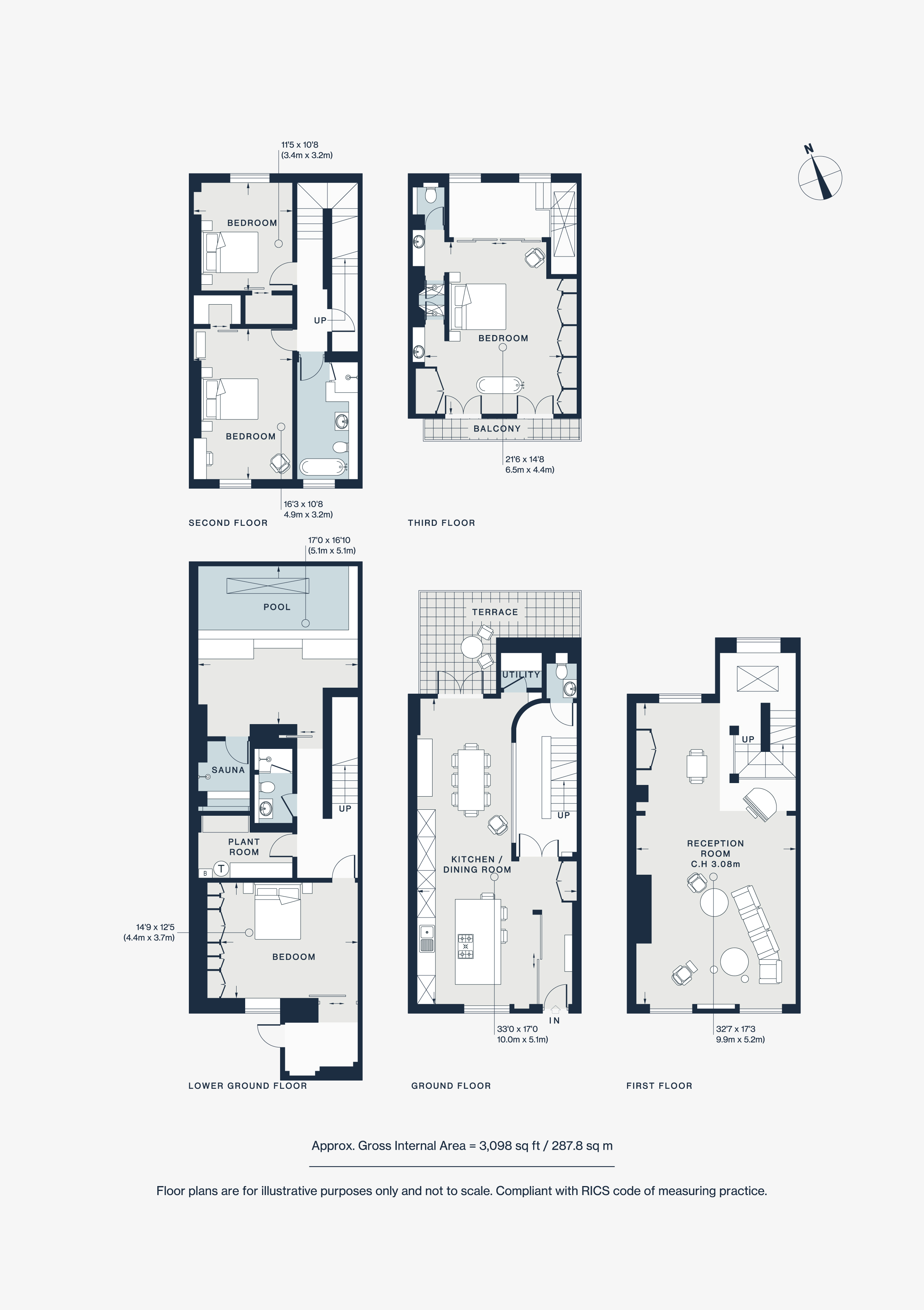 4, Ladbroke Road, London floorplan