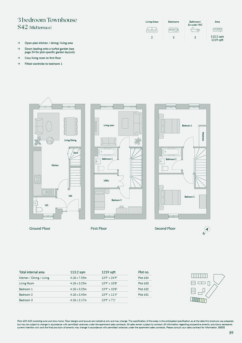 Plot 632 S42, Woodhill, Woolwich floorplan
