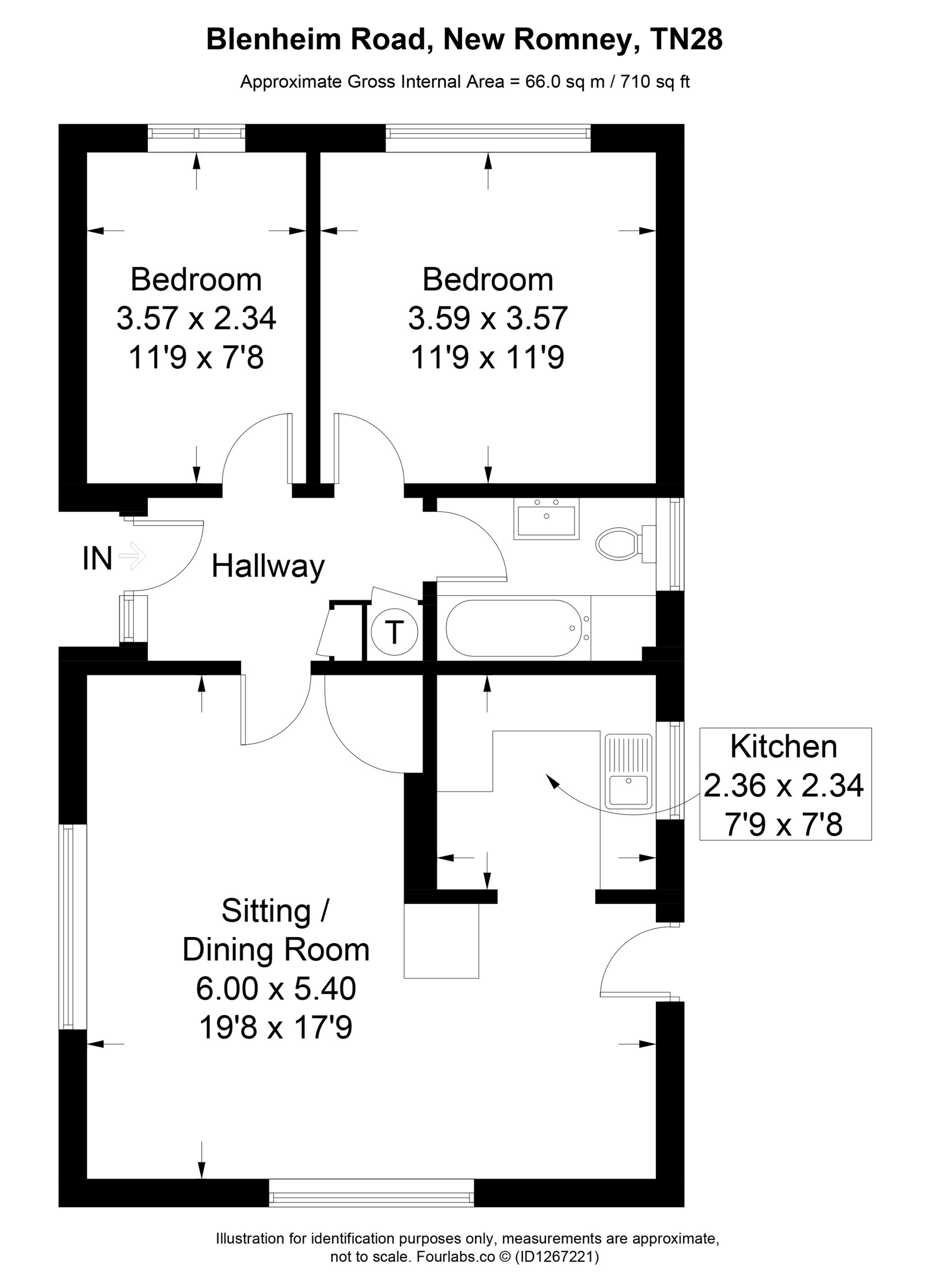 22, Blenheim Road, Romney Marsh floorplan