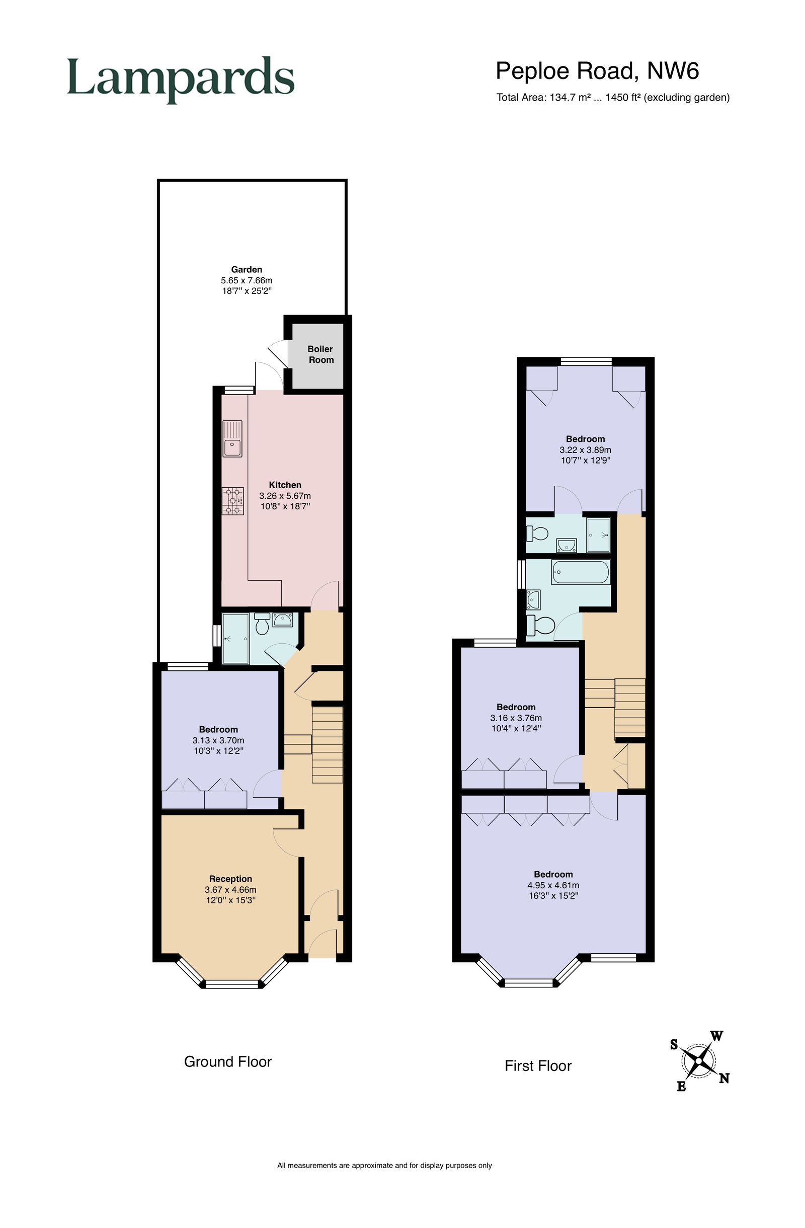 5, Peploe Road, London floorplan