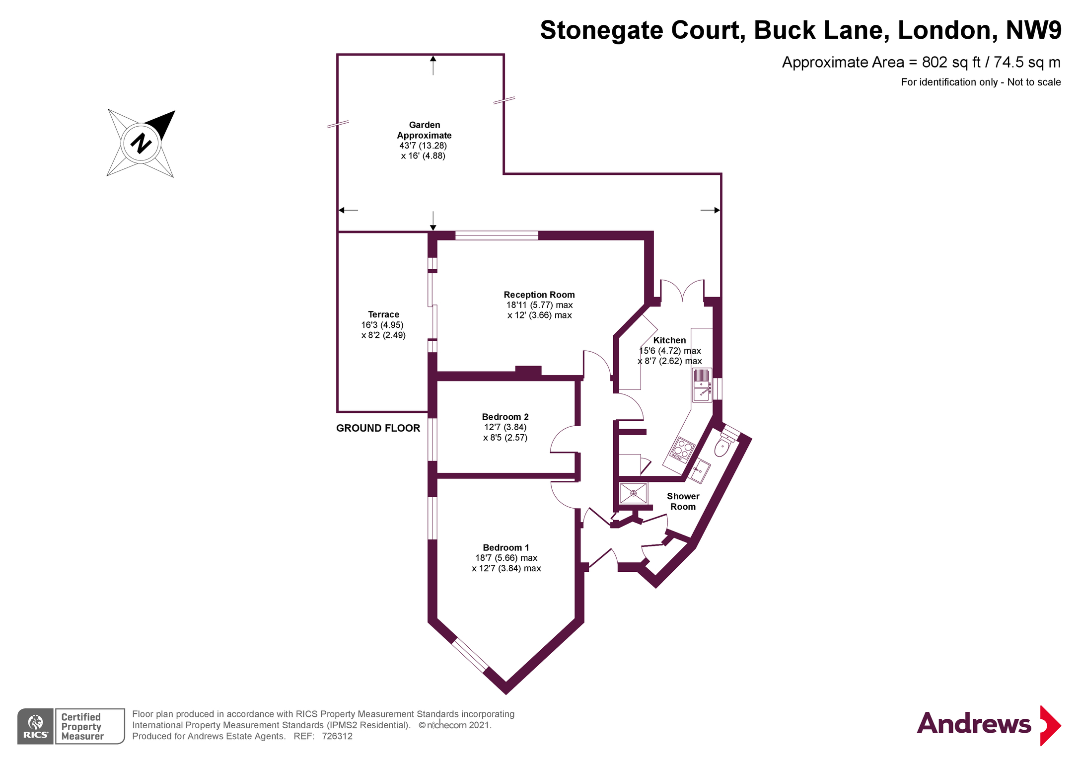 2, Stonegate Court, KINGSBURY floorplan