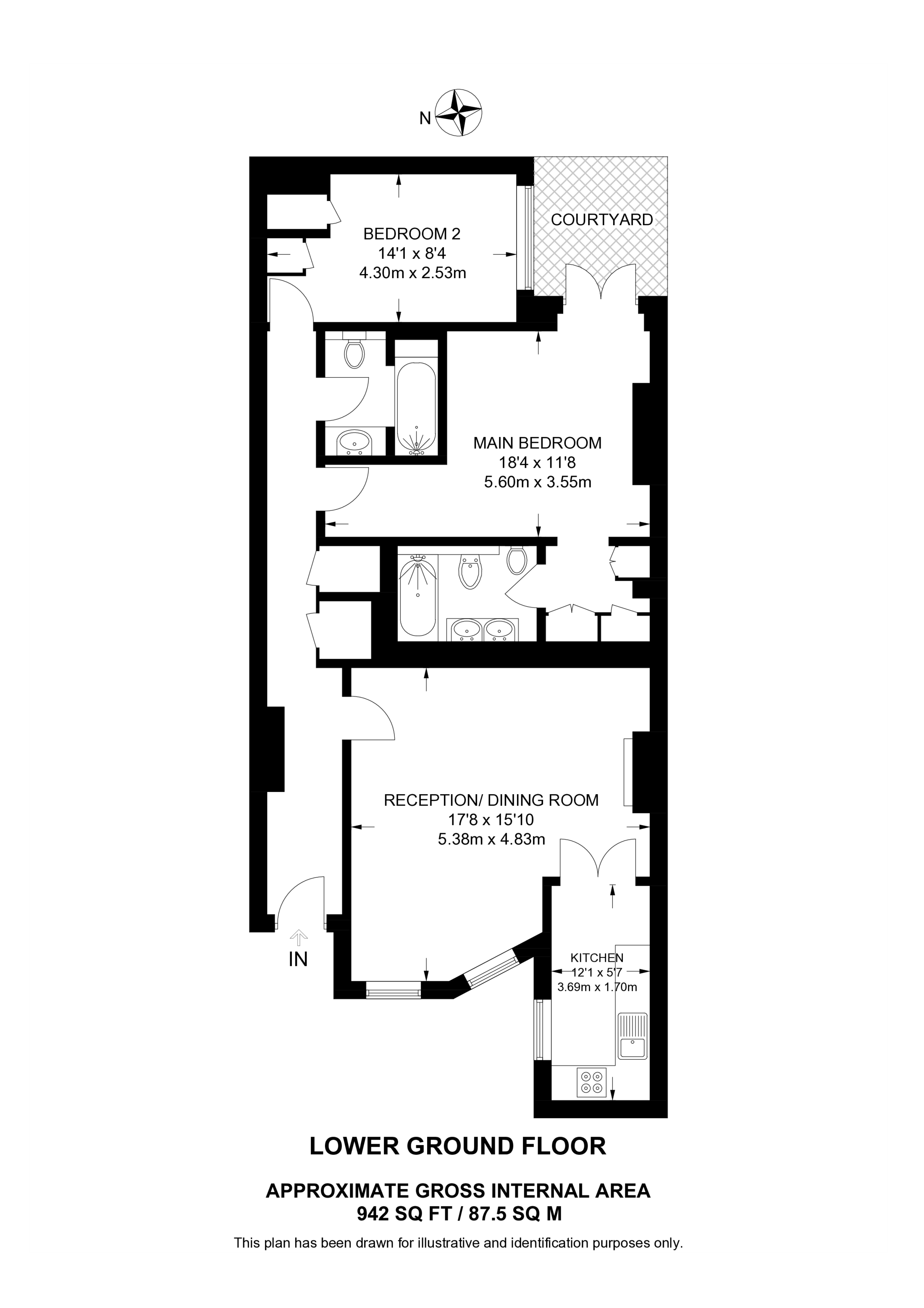 Kensington Court, High Street Kensington floorplan