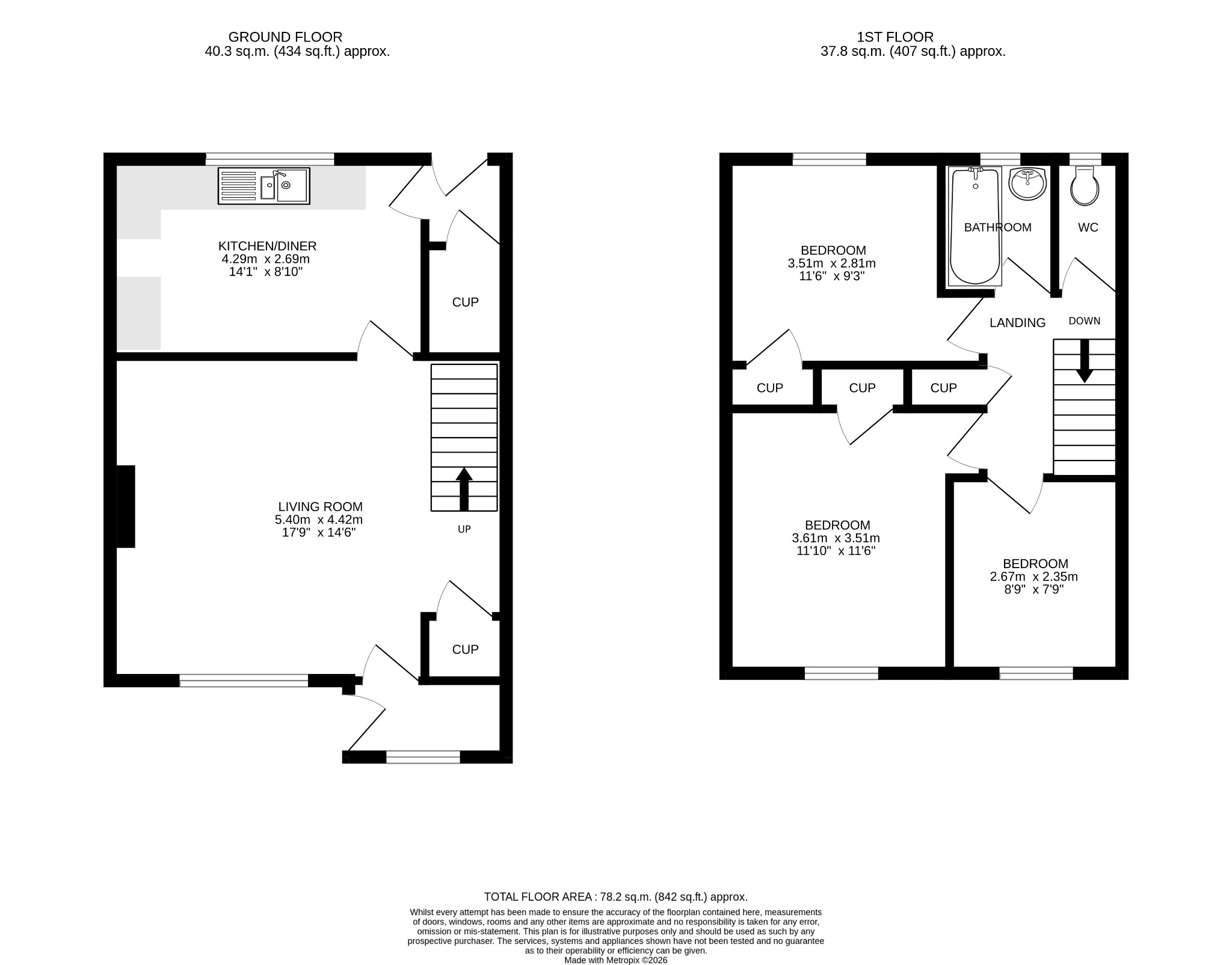 34 Arundel Way, Connor Downs, Cornwall floorplan