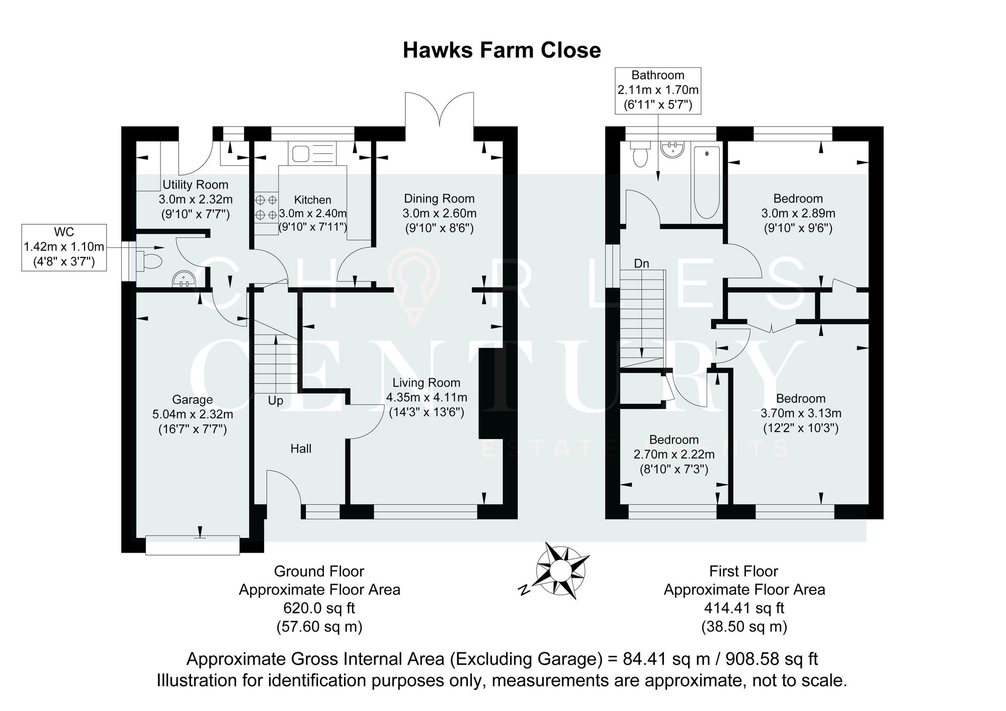 6 Hawks Farm Close, Hailsham floorplan
