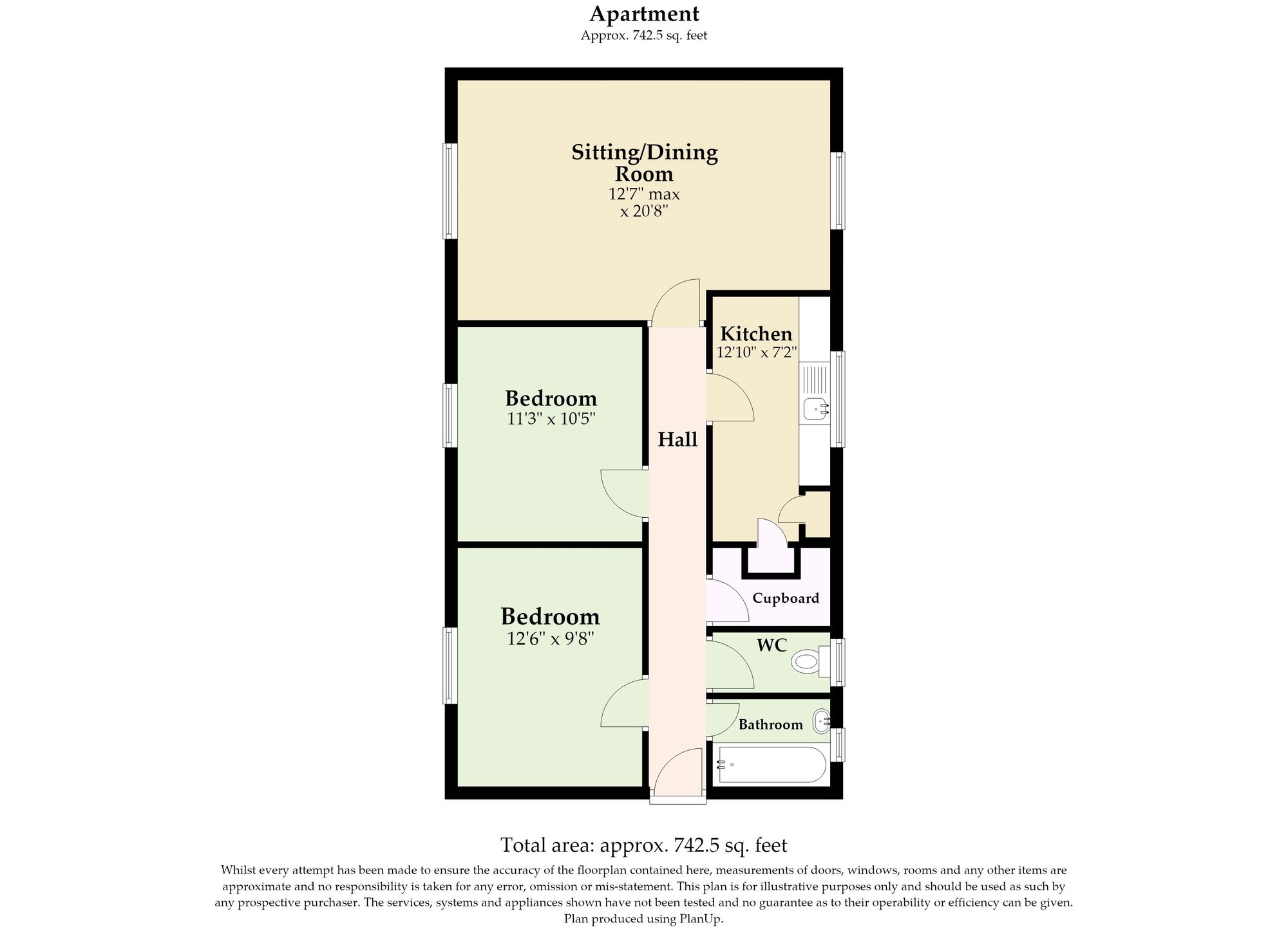 66 Russell Street, Norwich floorplan