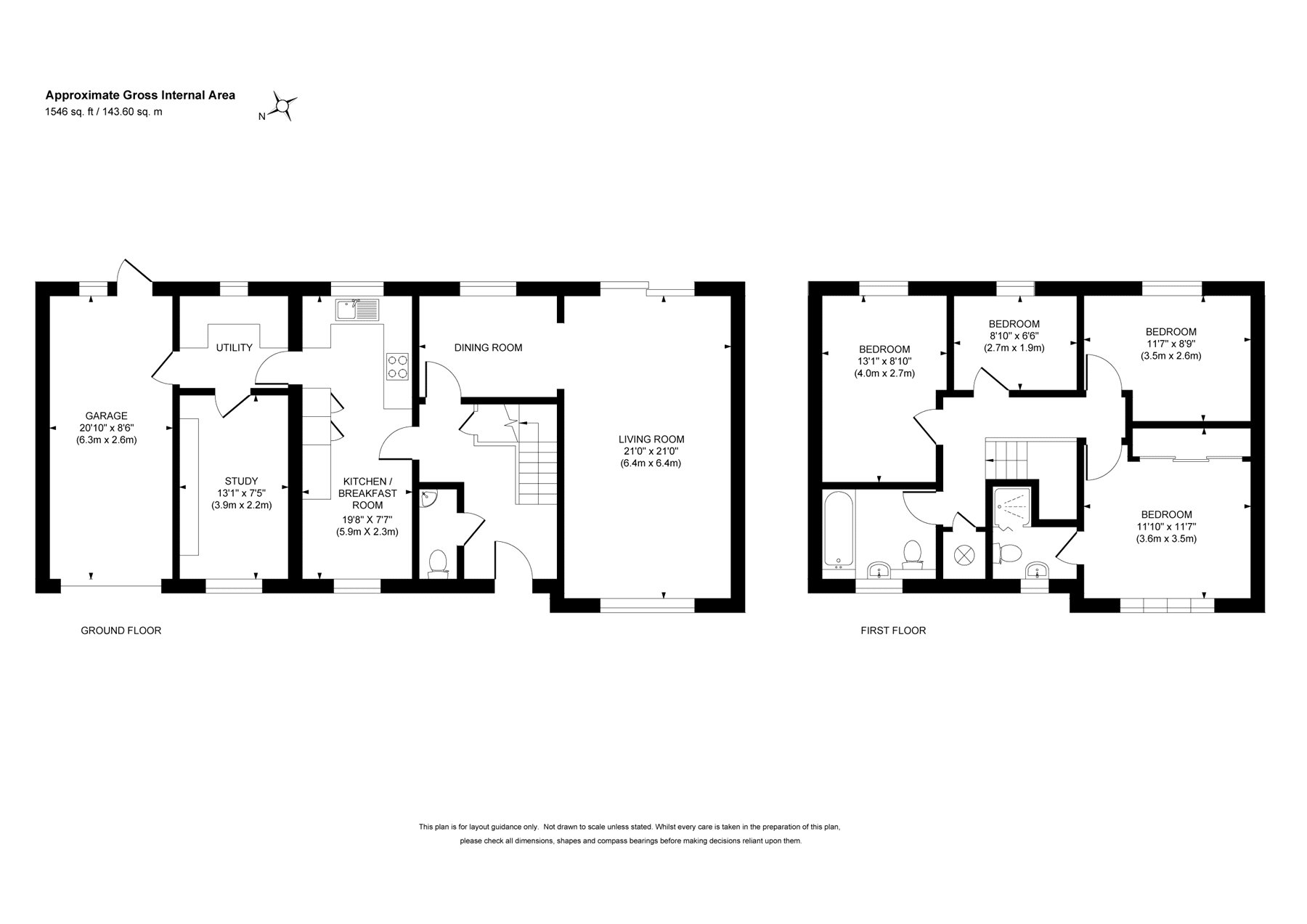8, Iris Road, Woking floorplan