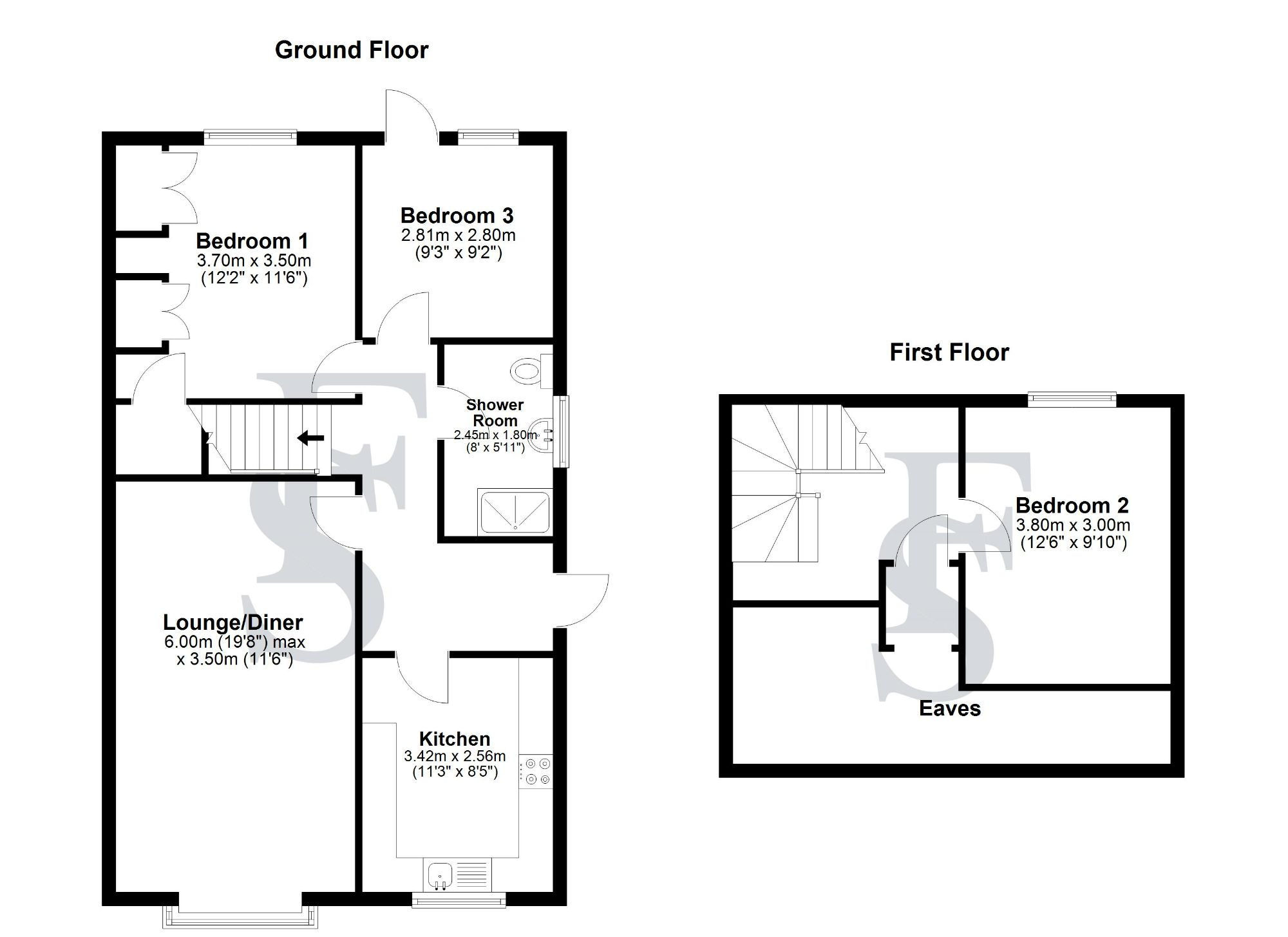 33 Glebe Road, Leicester floorplan