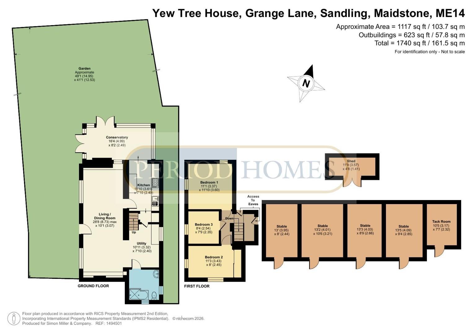 Yew Tree House, Grange Lane, Maidstone floorplan