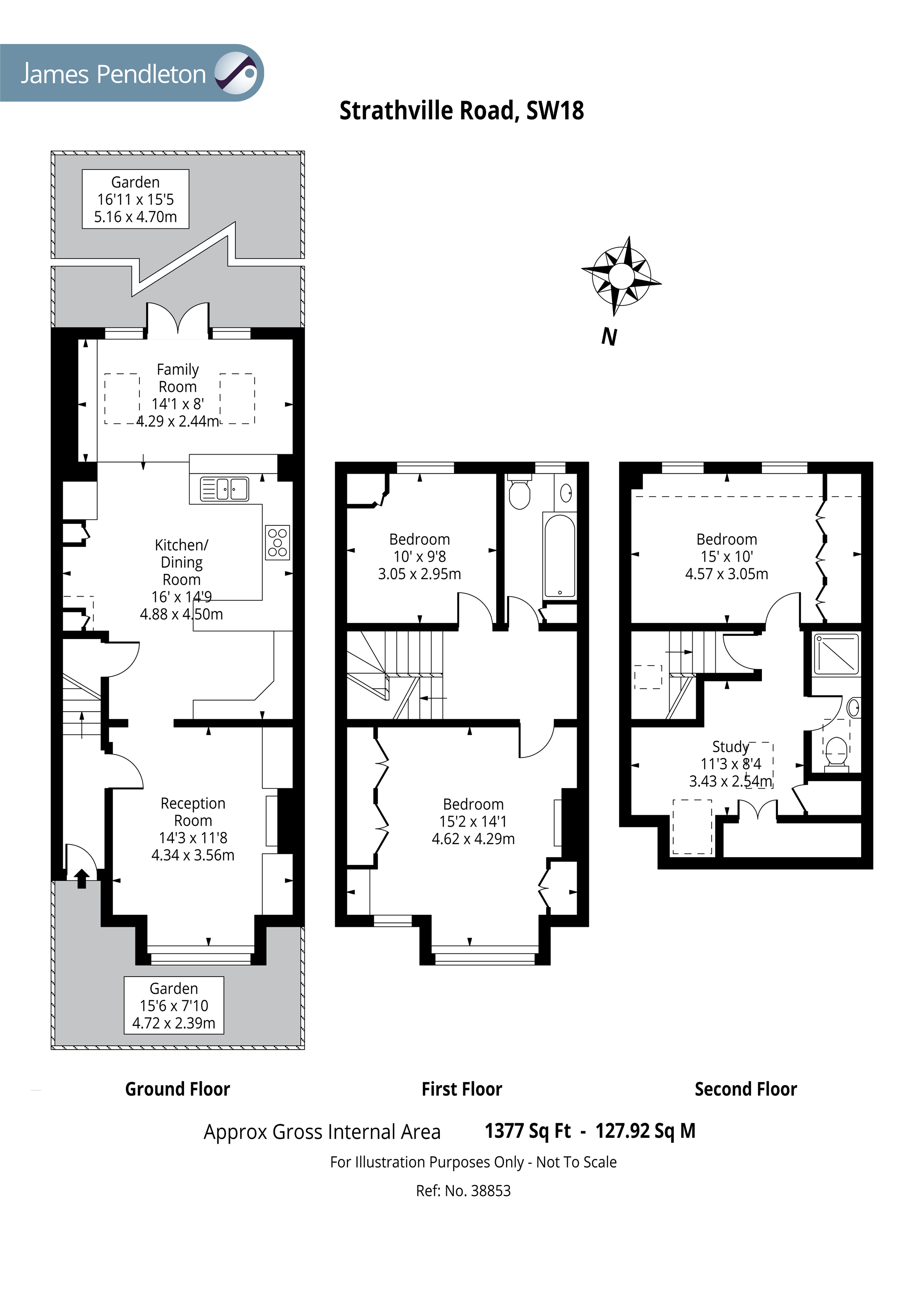 3 Bedrooms Terraced house for sale in Strathville Road, Earlsfield, London SW18