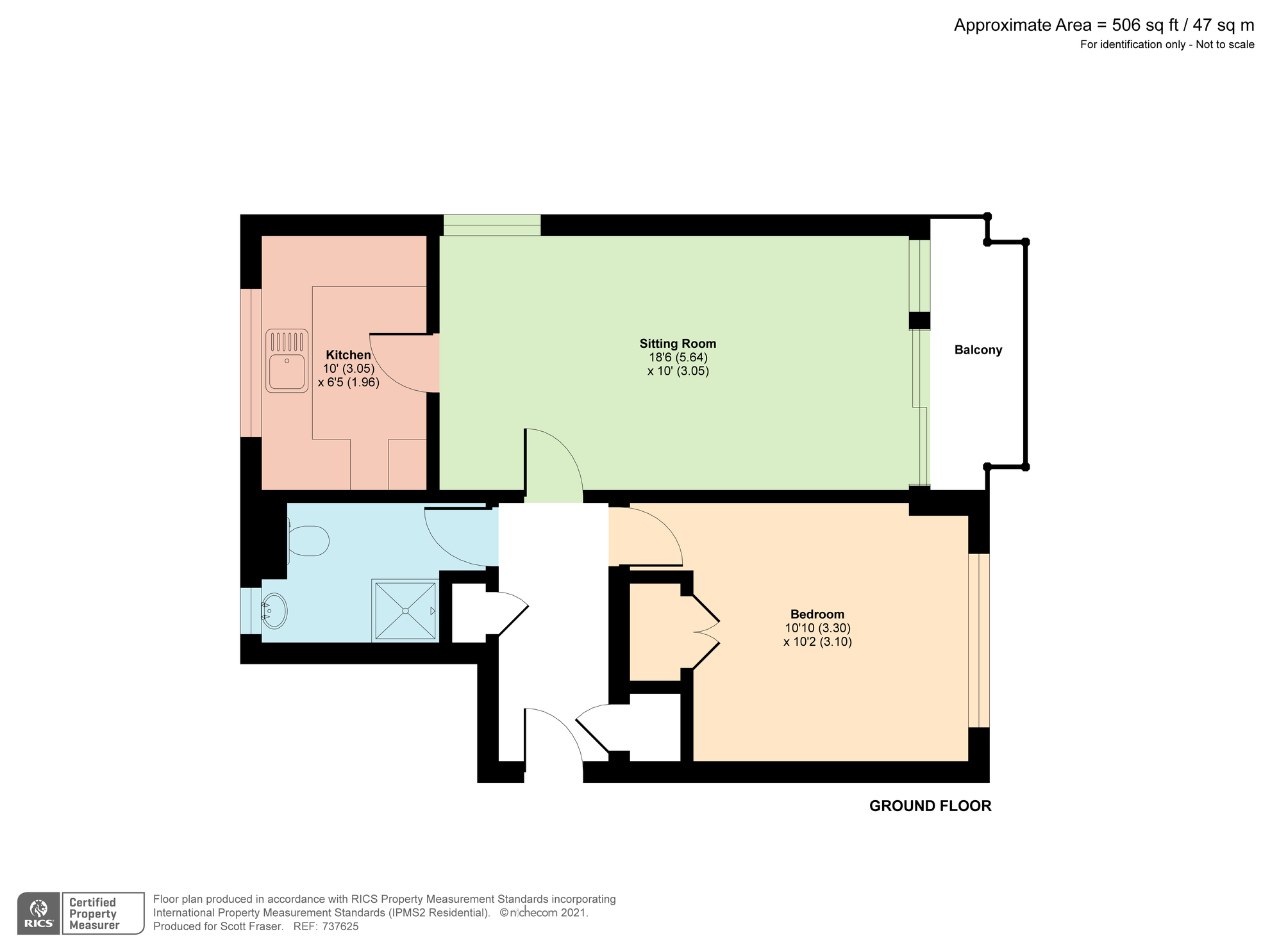 Cholesbury Grange, Headington, Oxford OX3, 1 bedroom flat for sale