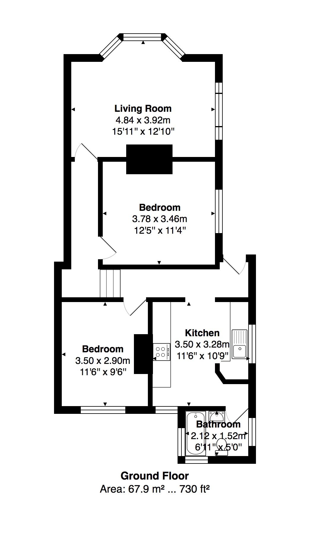 2a Finsbury Road, Brighton floorplan