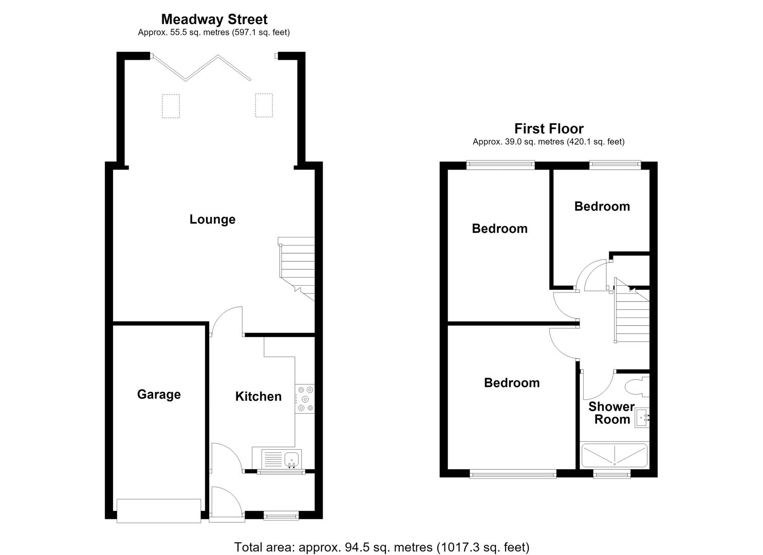 61, Meadway Street, Burntwood floorplan