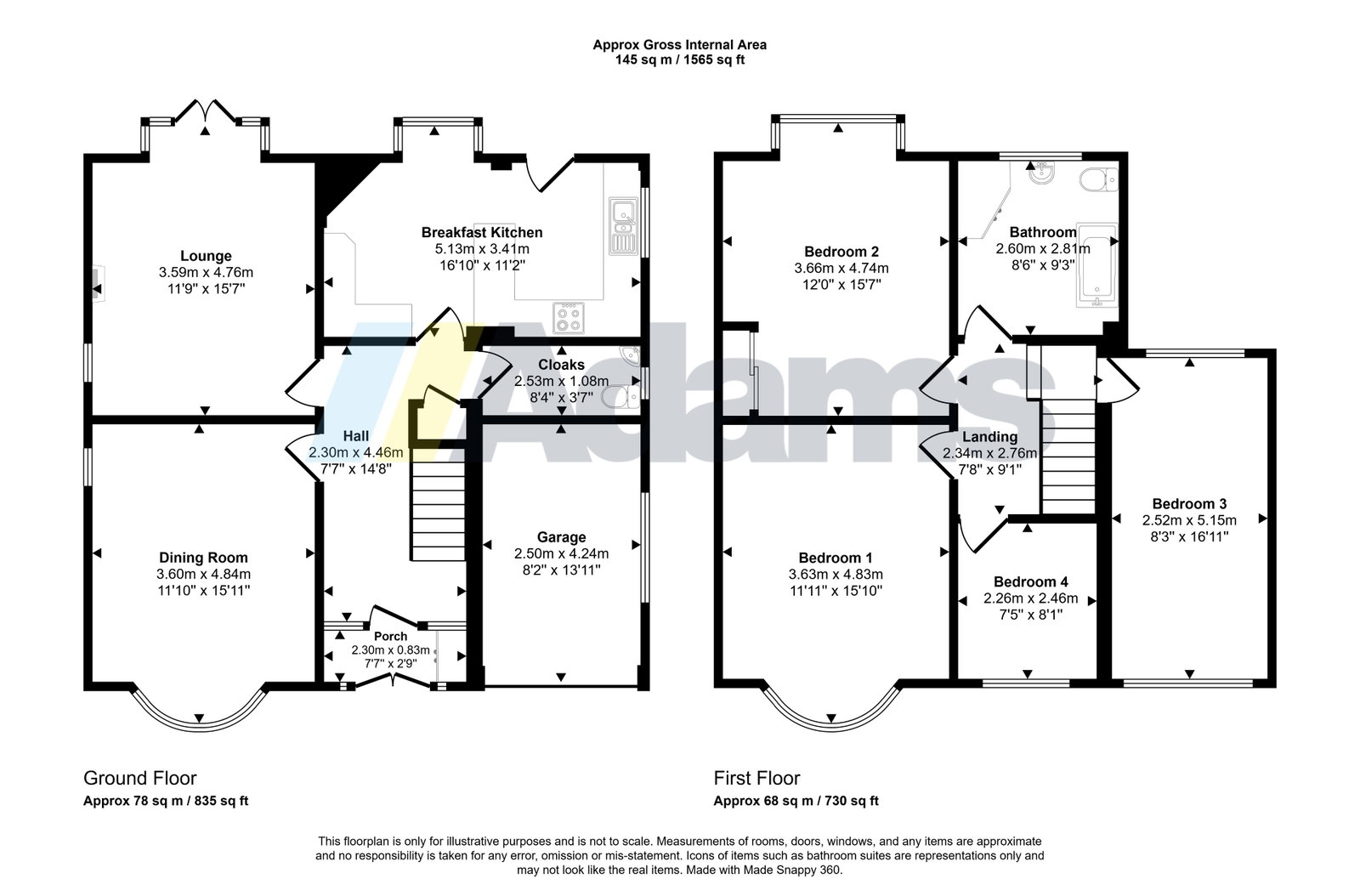 2, Balmoral Road, Widnes floorplan