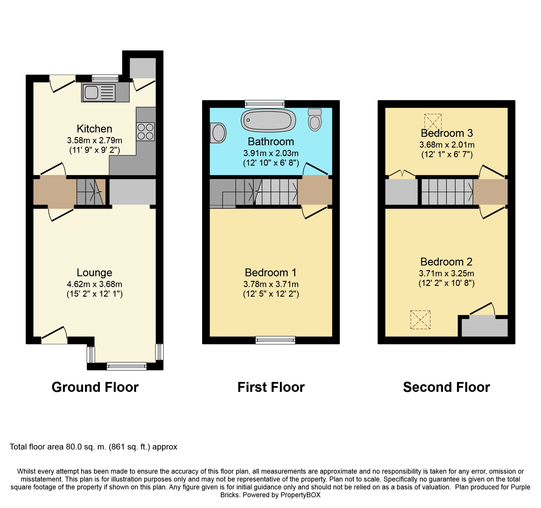 3 Bedrooms Terraced house for sale in Aston View, Bramley, Leeds LS13