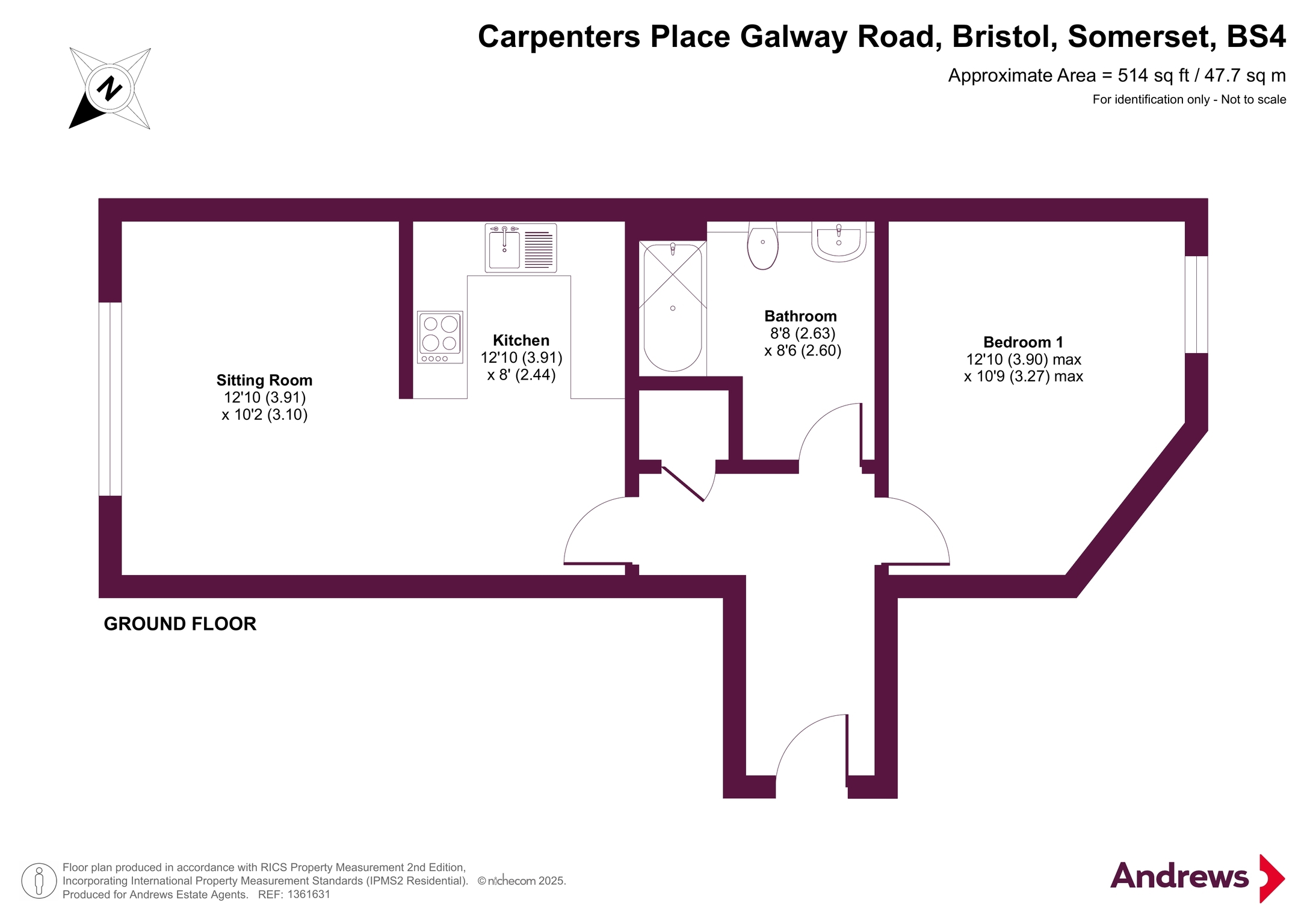Galway Road, Bristol, Somerset, BS4 floorplan