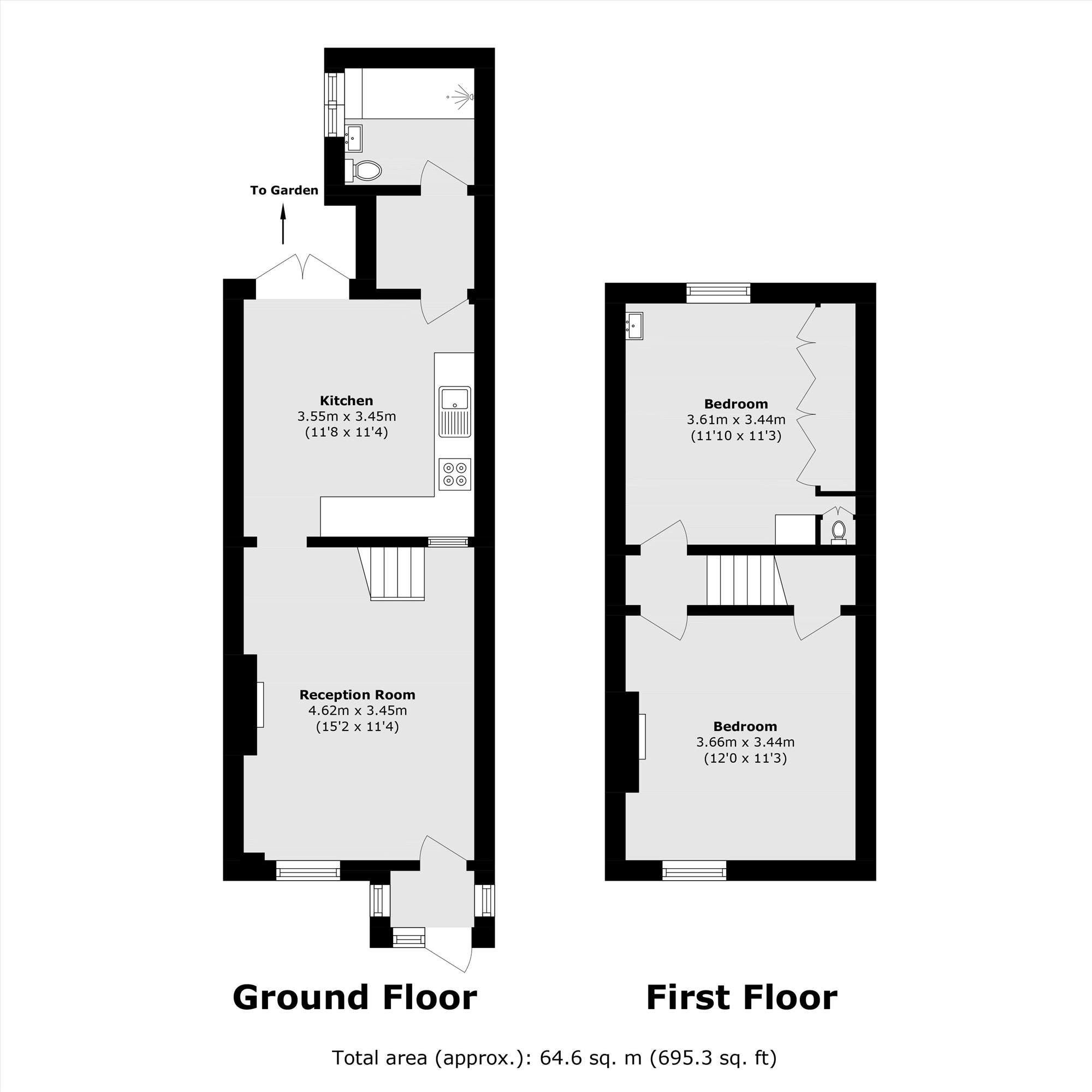 101, Acre Road, Kingston Upon Thames floorplan